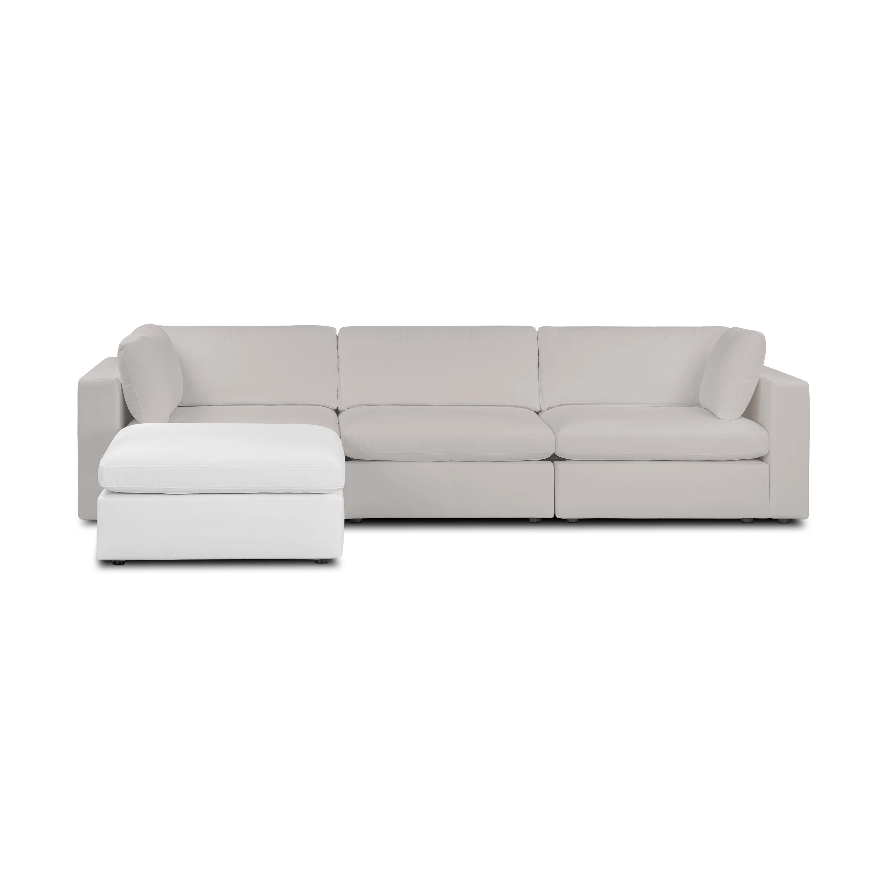 Vari Modular Ottoman | Cotton White - Image 5