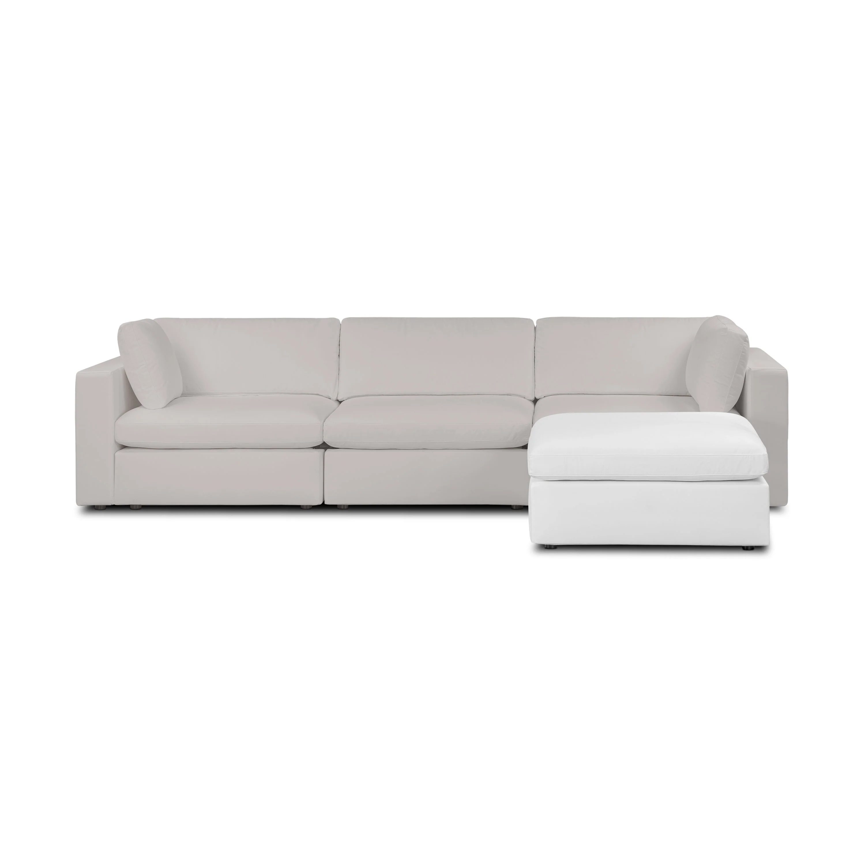 Vari Modular Ottoman | Cotton White - Image 6