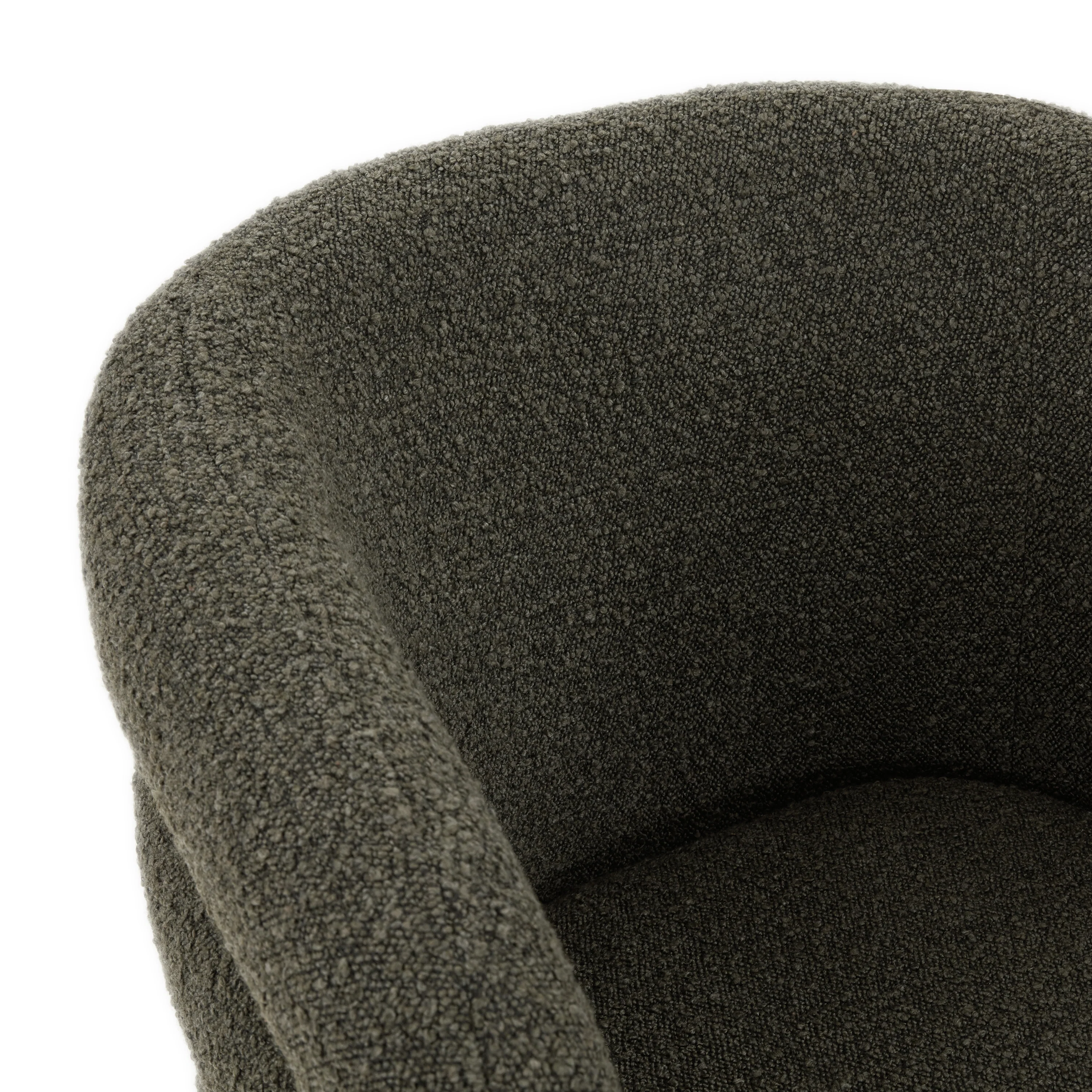 Venice Dining Chair | Juniper Green Boucle - Image 7