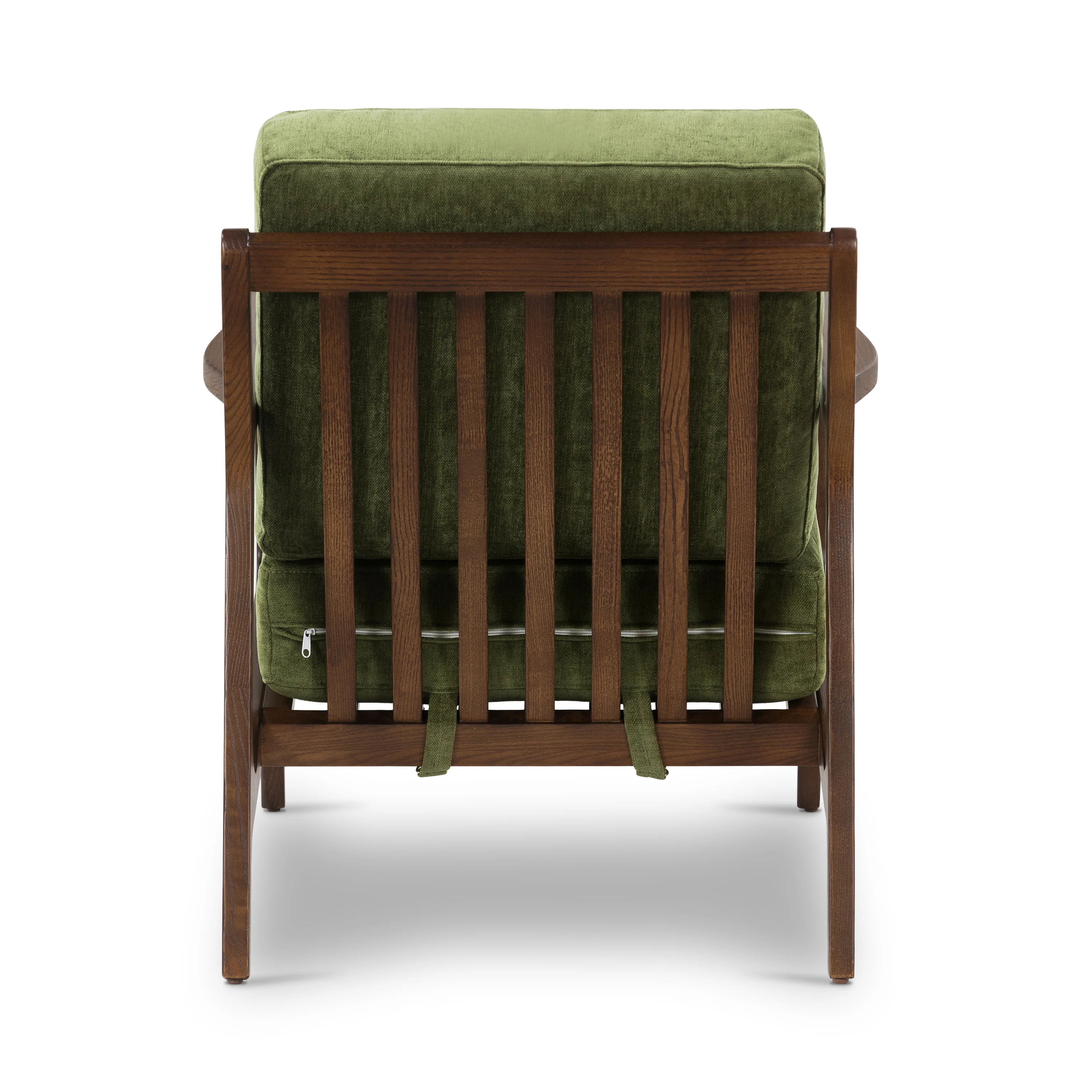 Verity Lounge Chair | Distressed Green Velvet - Image 7