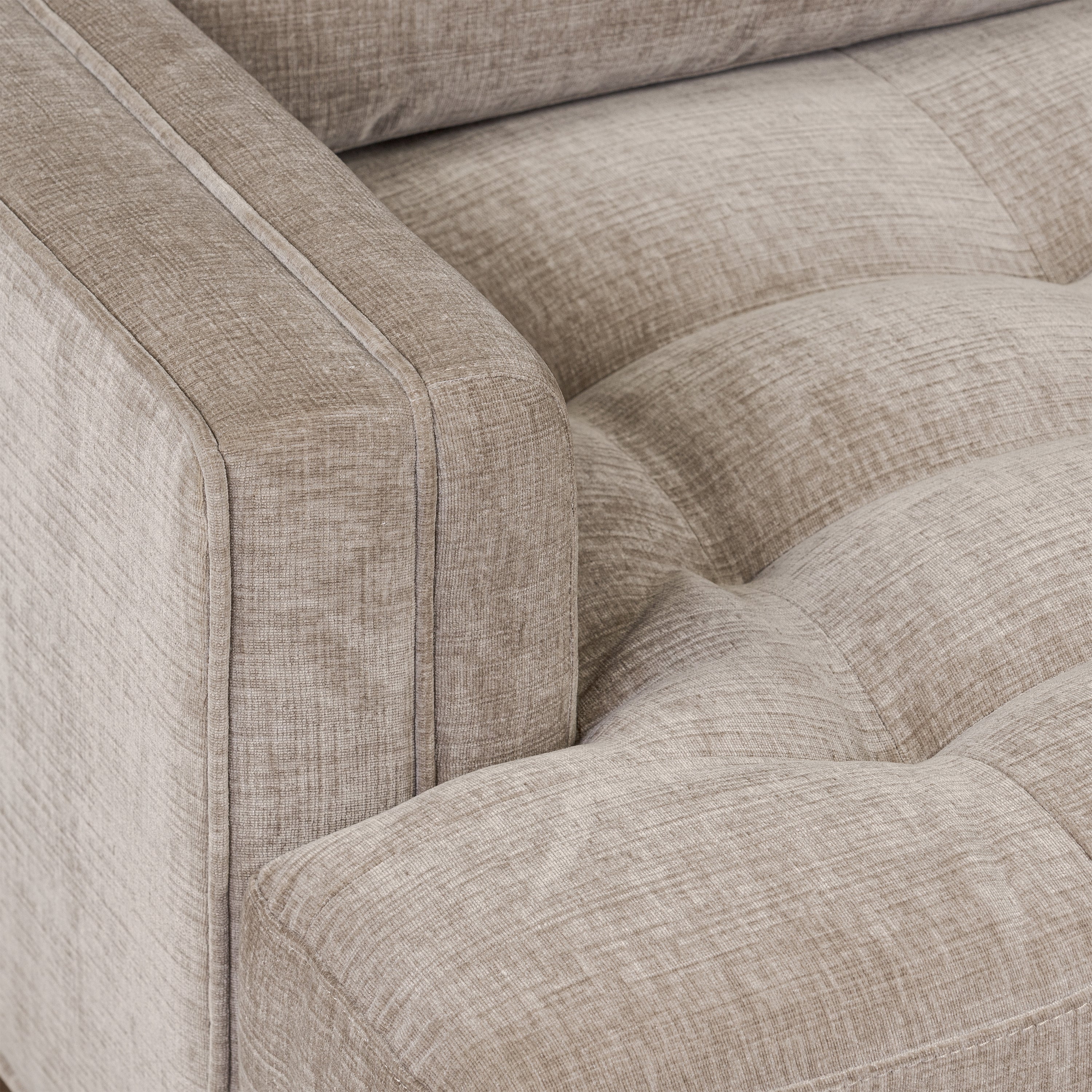 Vernon 99" Sofa | Taupe Brown - Image 12