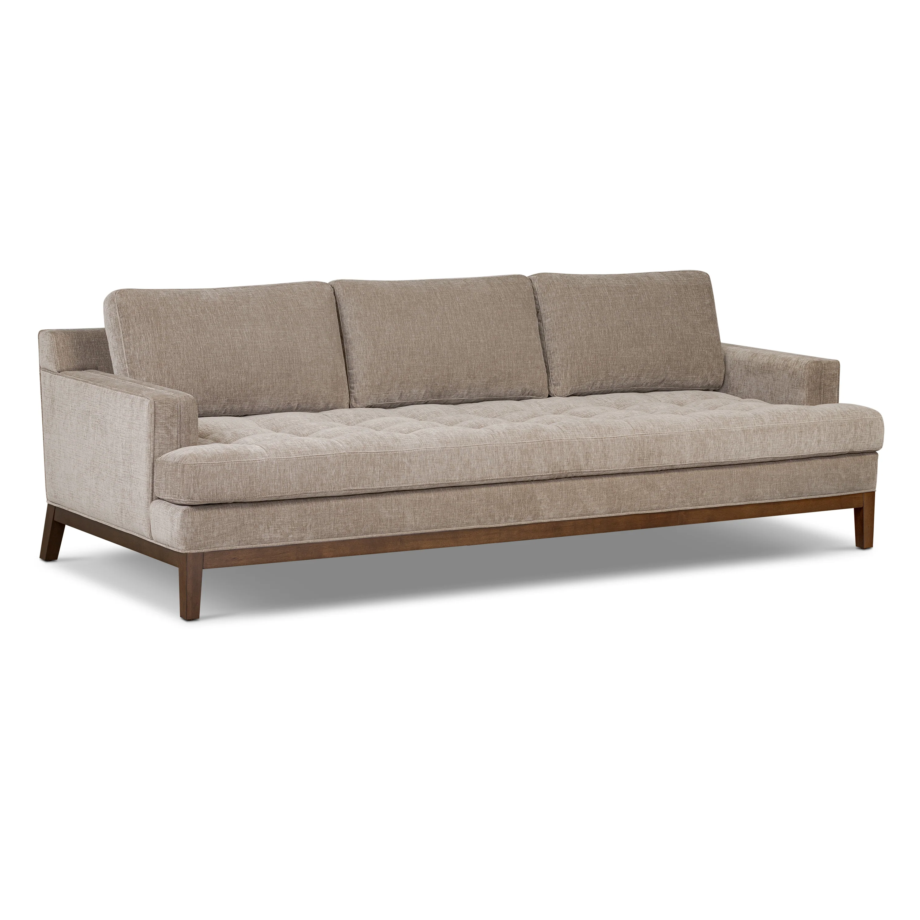 Vernon 99" Sofa | Taupe Brown - Image 5