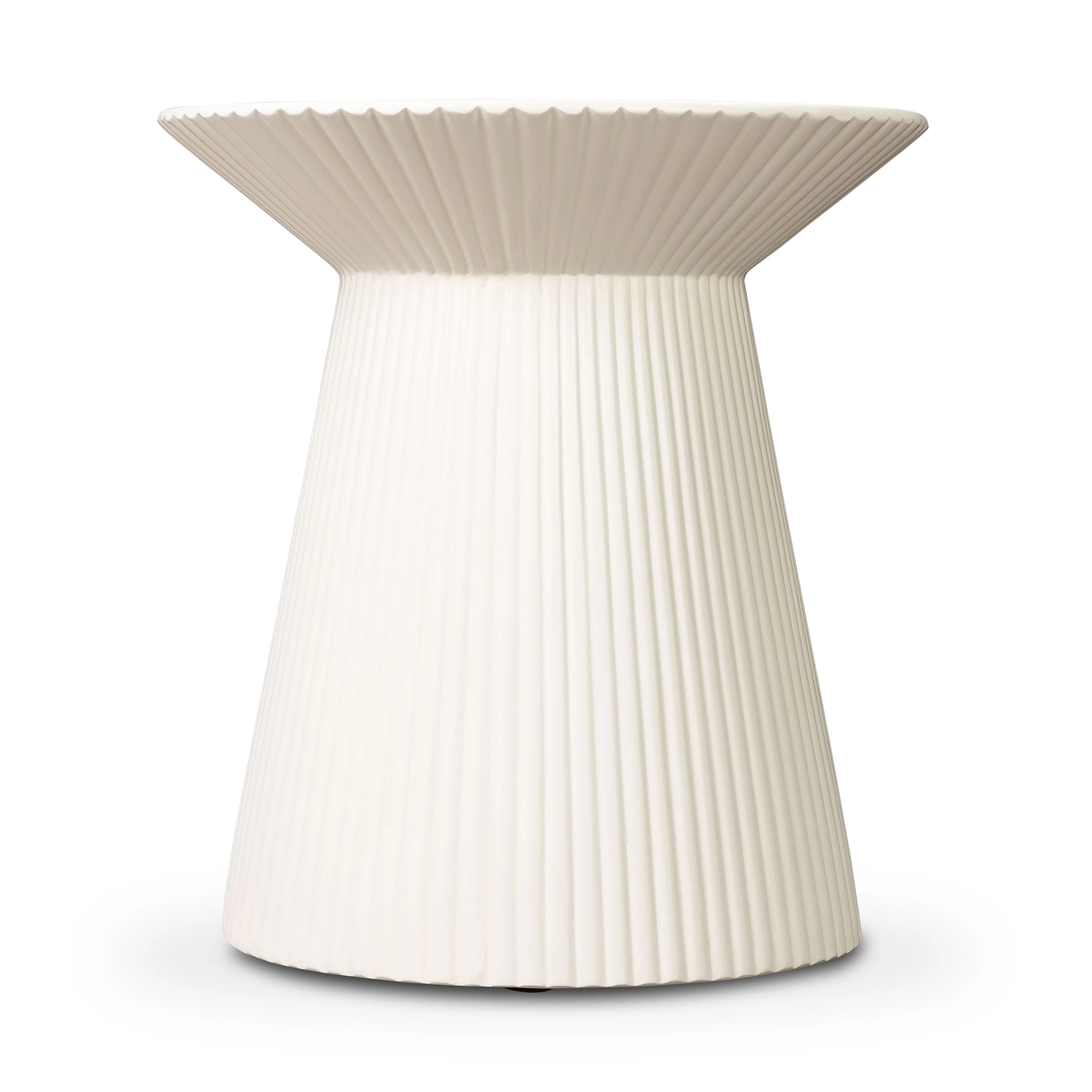 Vetra 17.5" Side Table | Almond White - Image 3