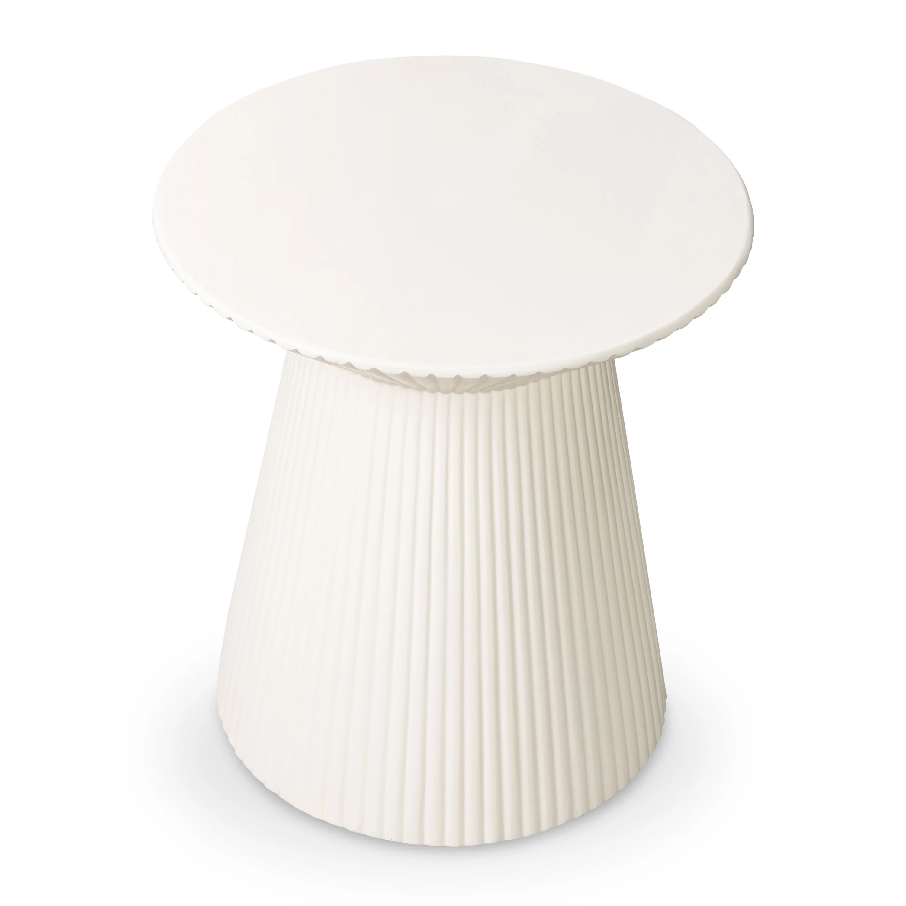 Vetra 17.5" Side Table | Almond White - Image 4