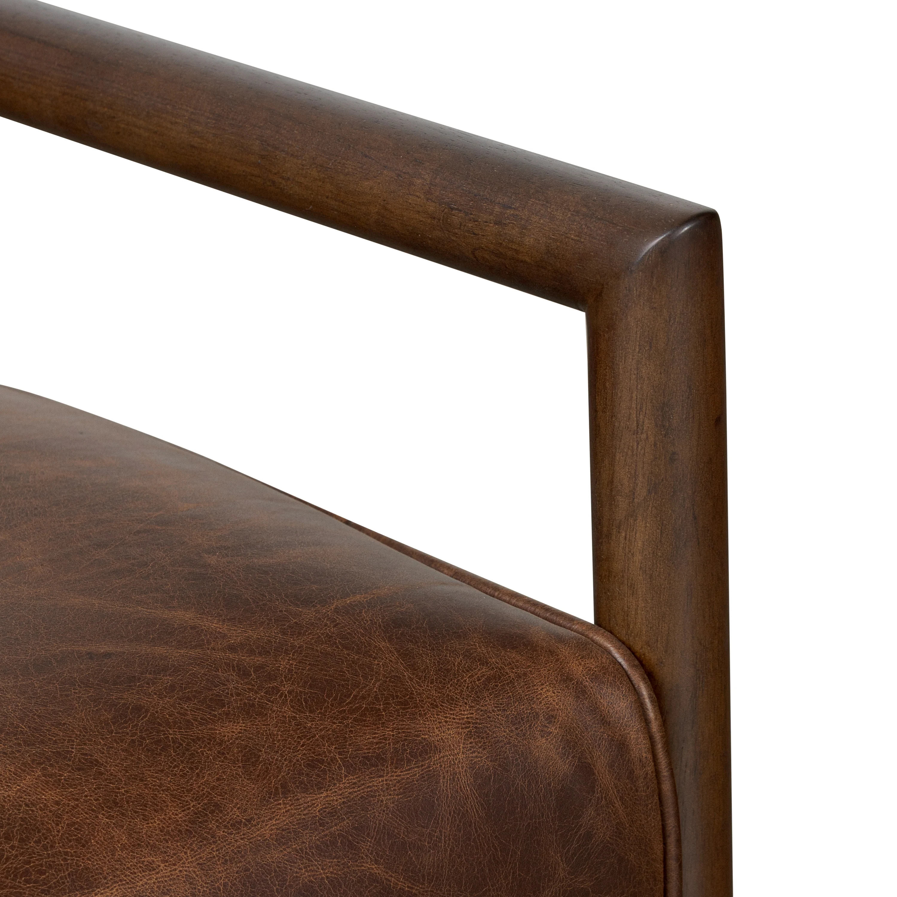 Viborg Leather Lounge Chair | Chocolate Brown - Image 13