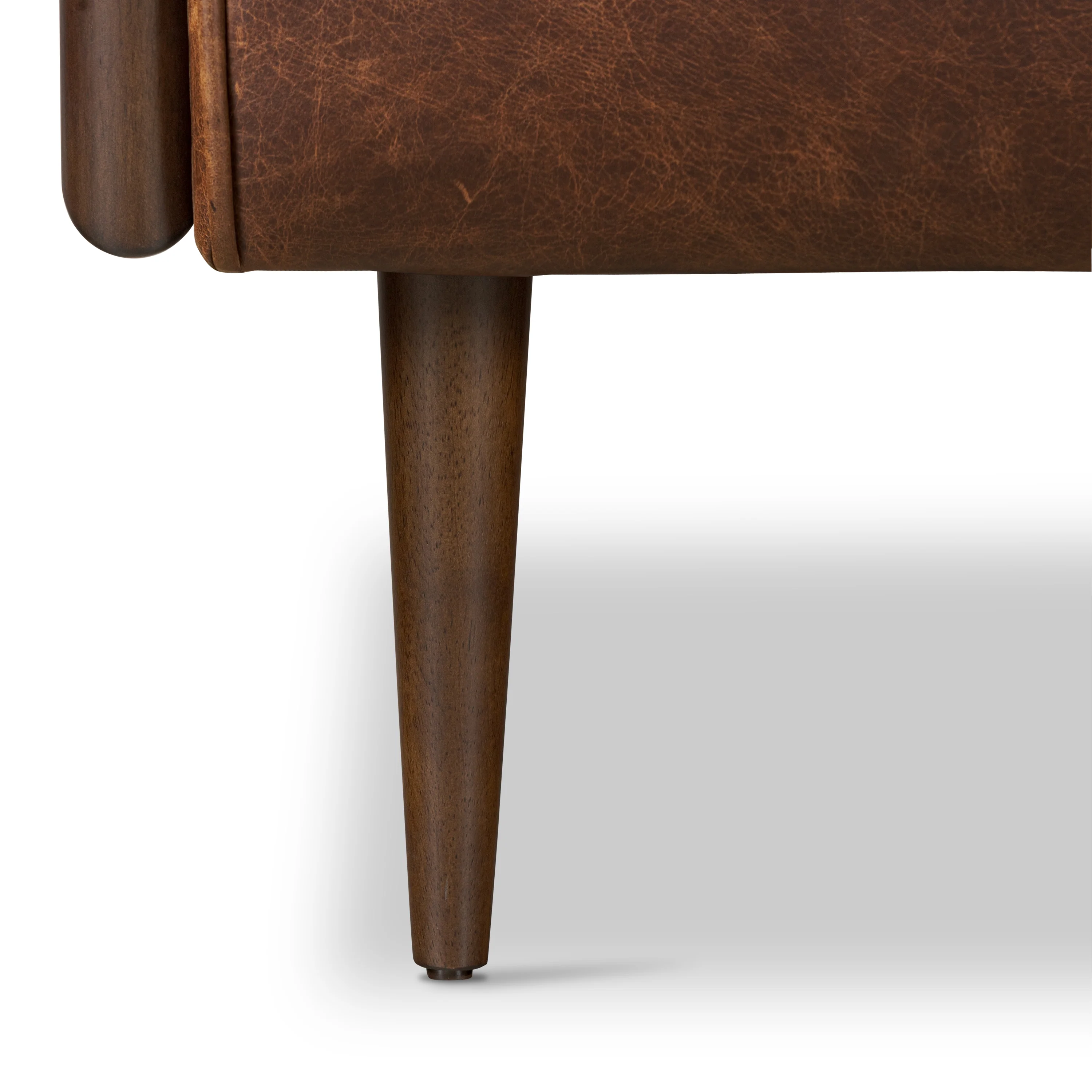 Viborg Leather Lounge Chair | Chocolate Brown - Image 14