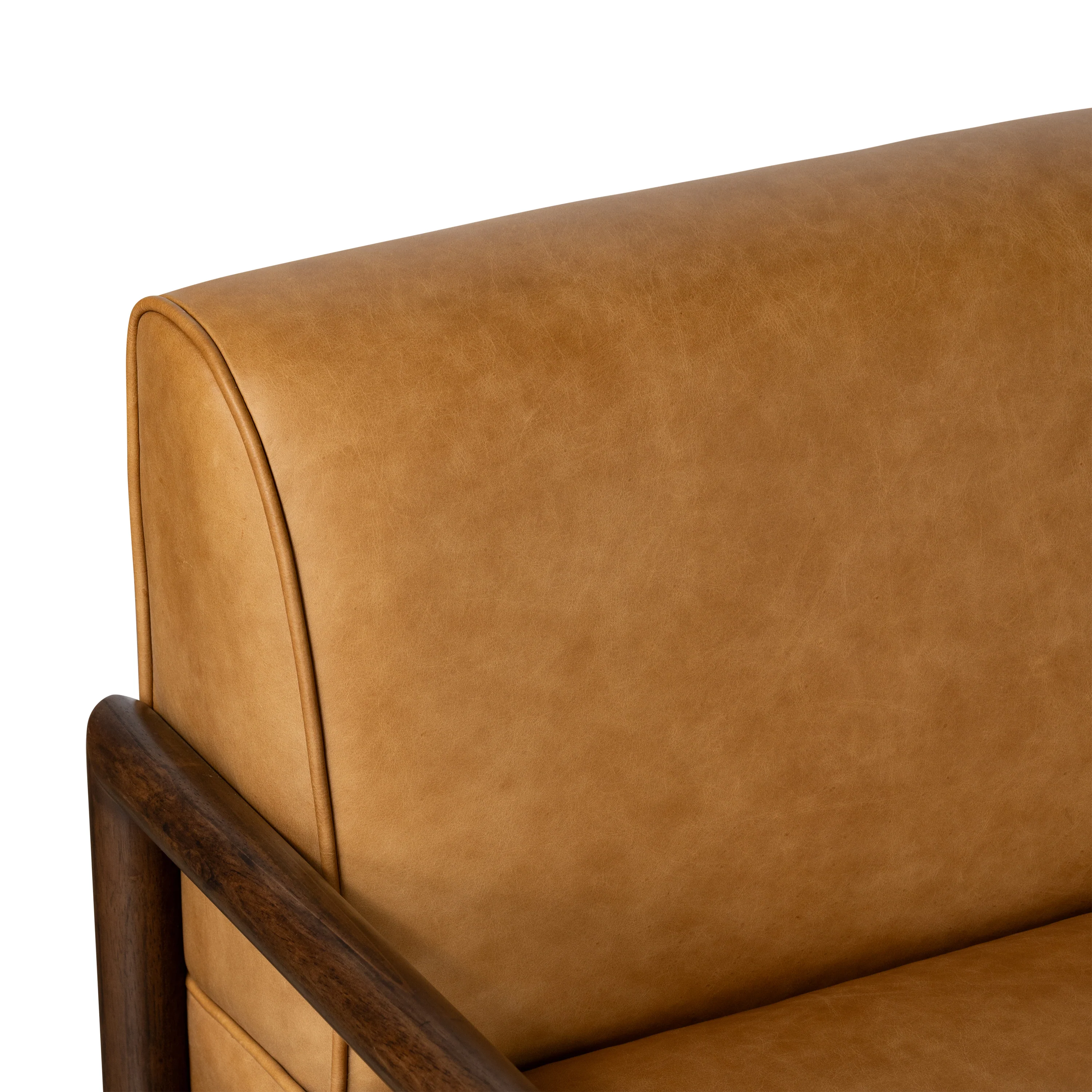 Viborg Leather Lounge Chair | Cognac Tan - Image 12