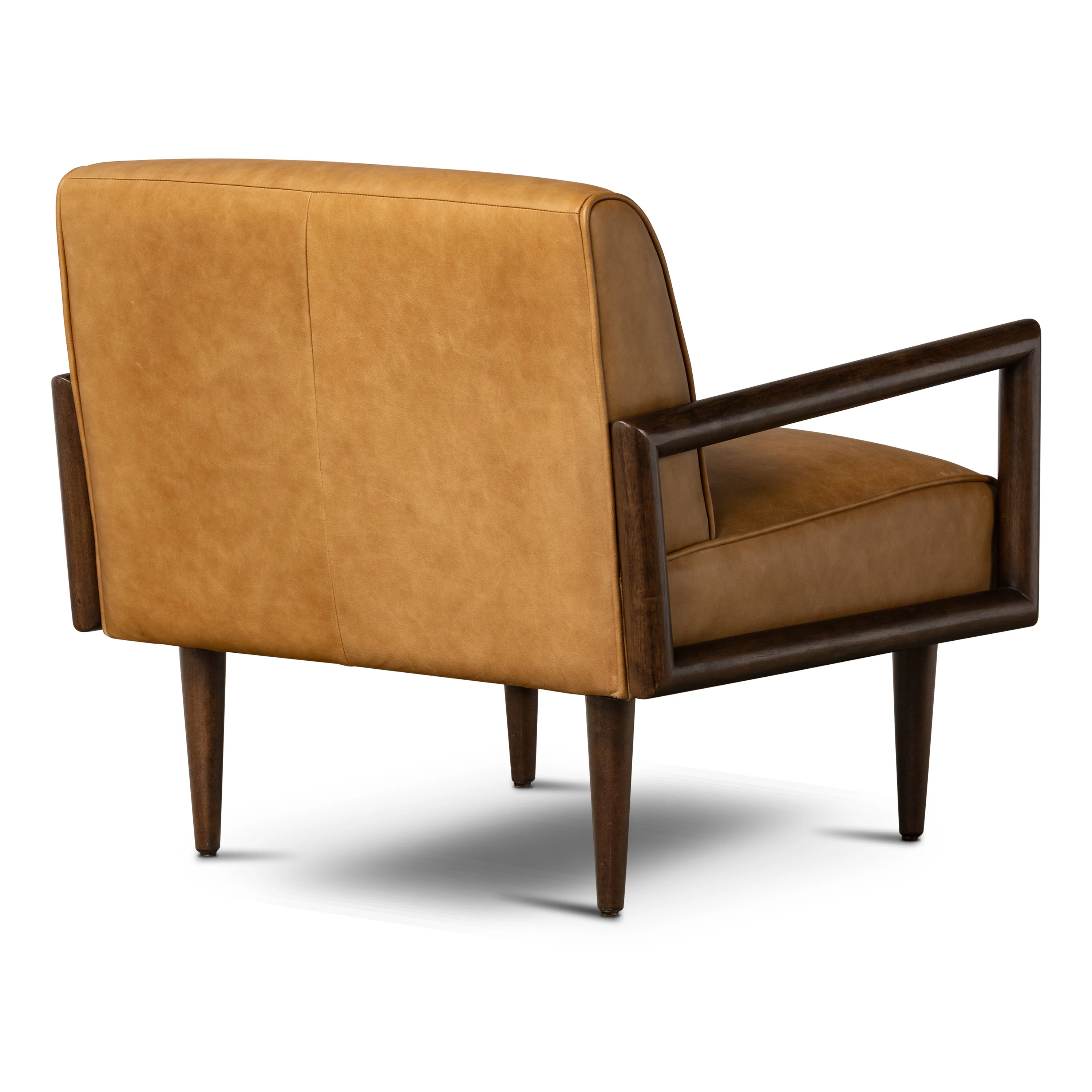 Viborg Leather Lounge Chair | Cognac Tan - Image 7