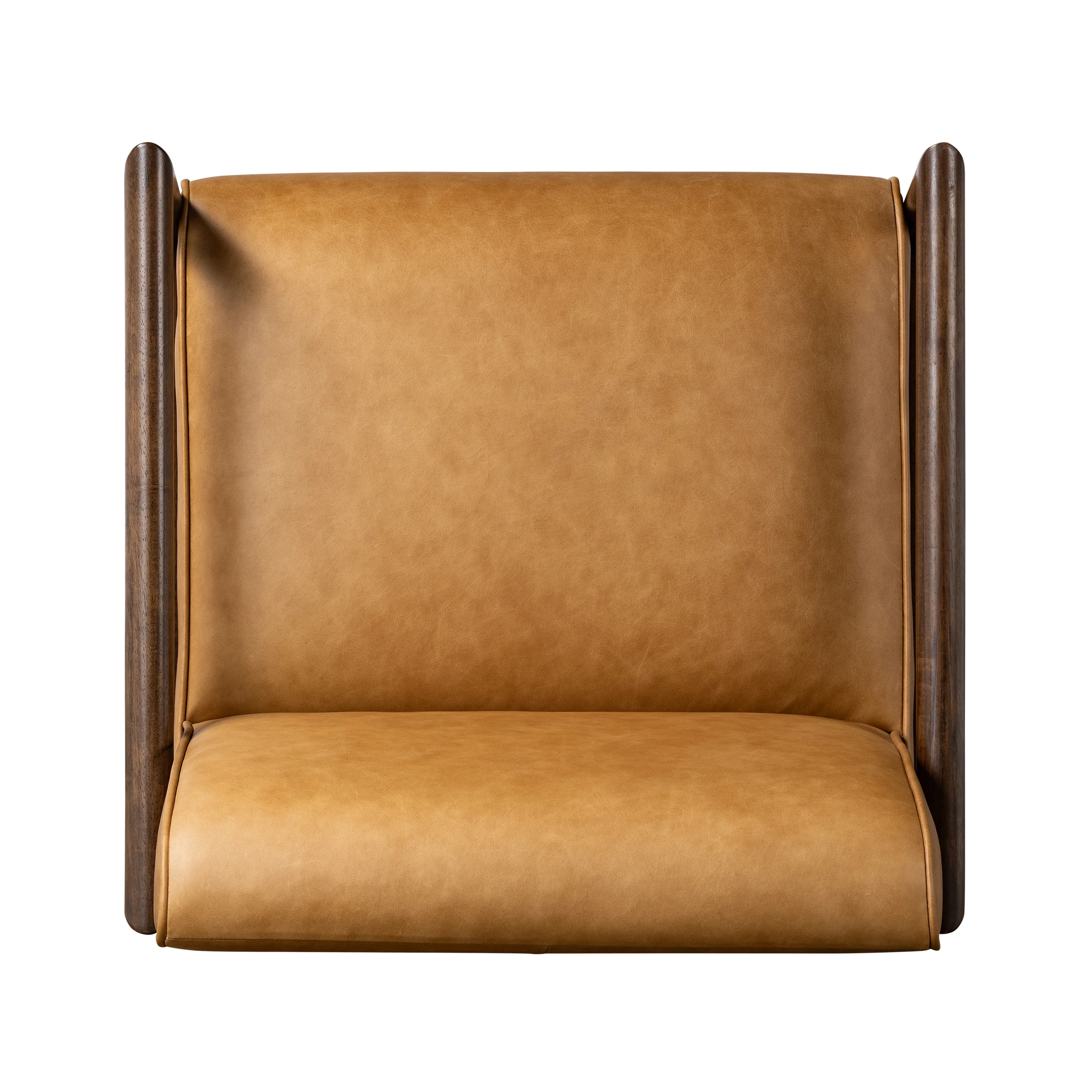 Viborg Leather Lounge Chair | Cognac Tan - Image 9