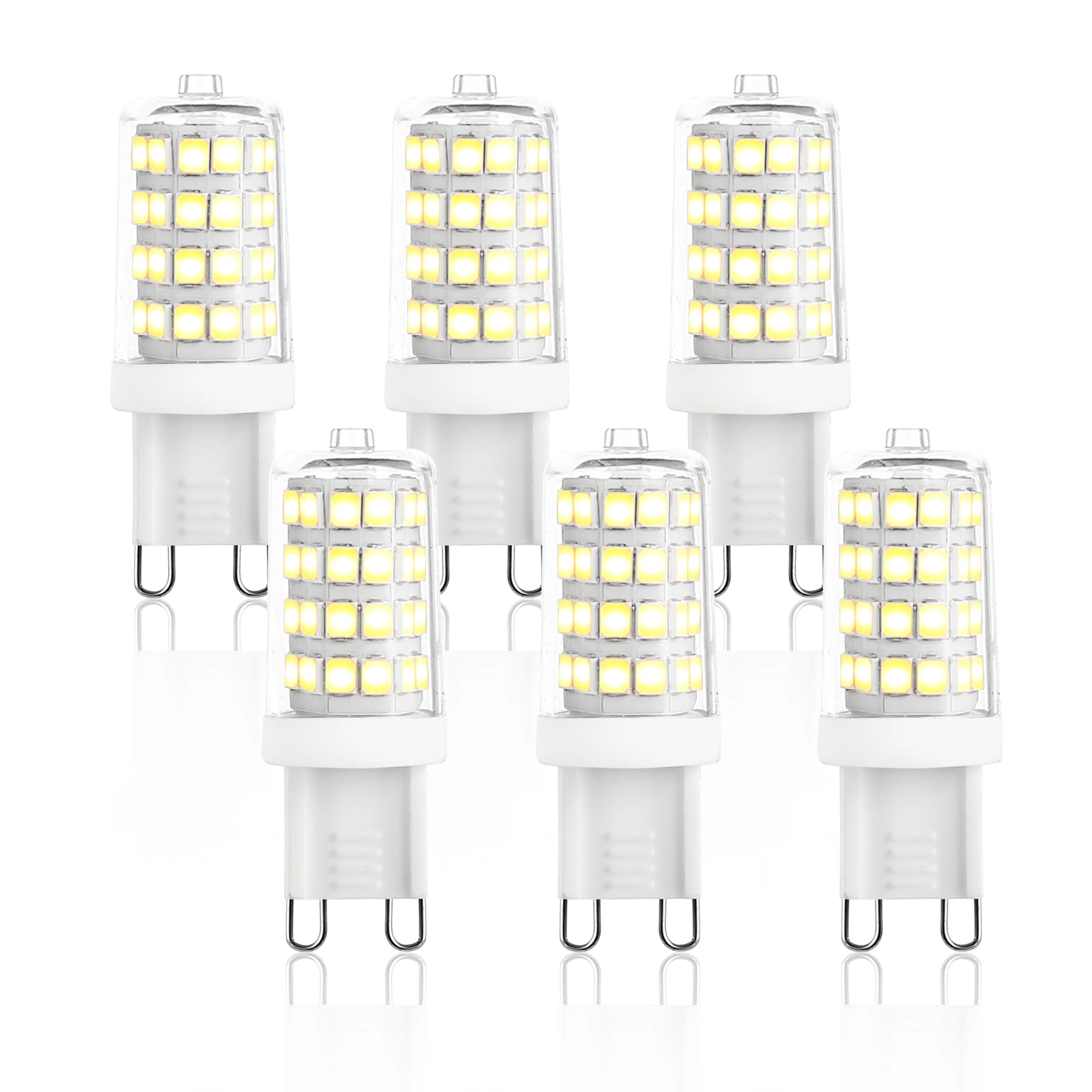 Vita G9 30 Watt Equivalent 3 Watt LED Bulb | Clear | Set of 6 - Image 6