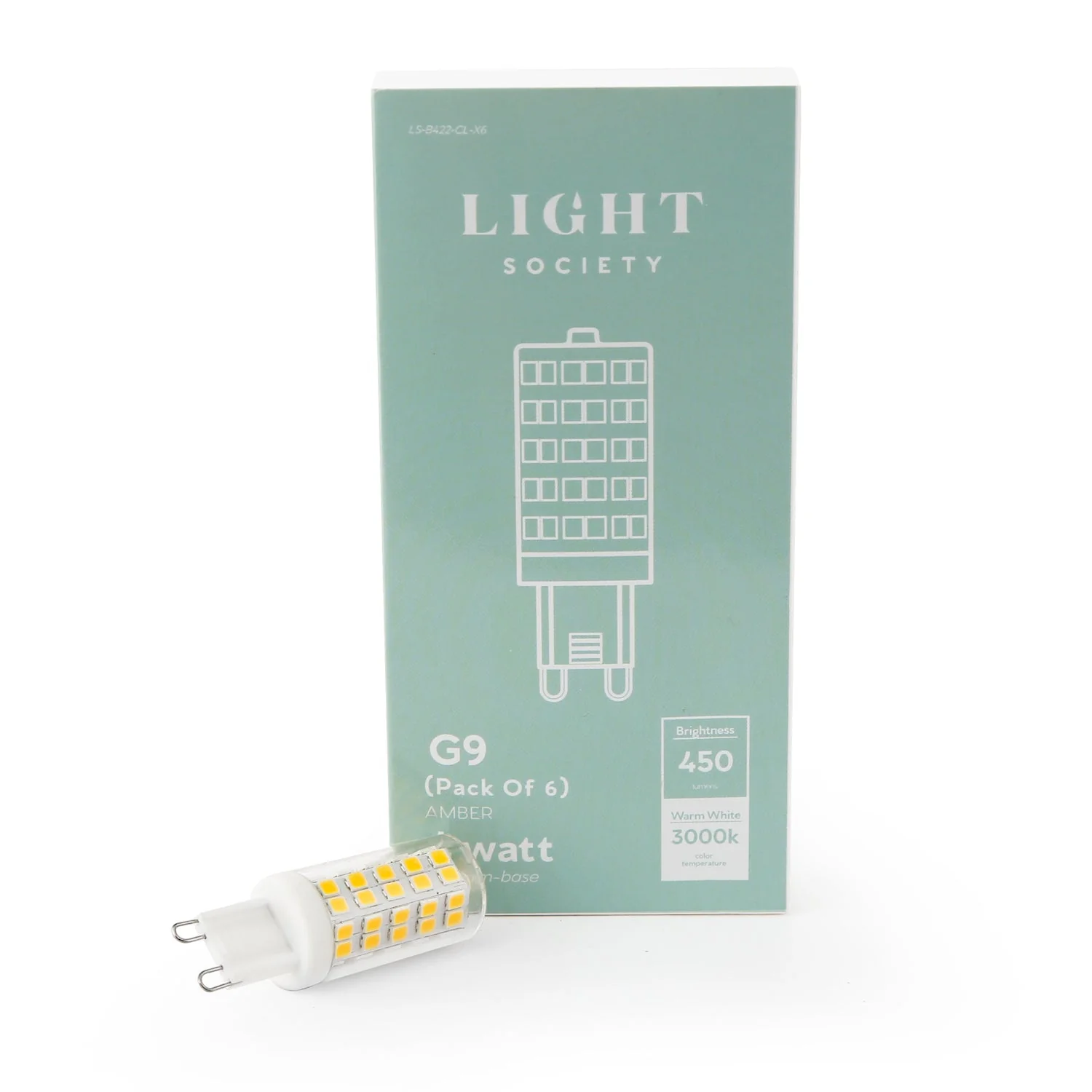 Vita G9 40 Watt Equivalent 4 Watt LED Bulb | Clear | Set of 6 - Image 10