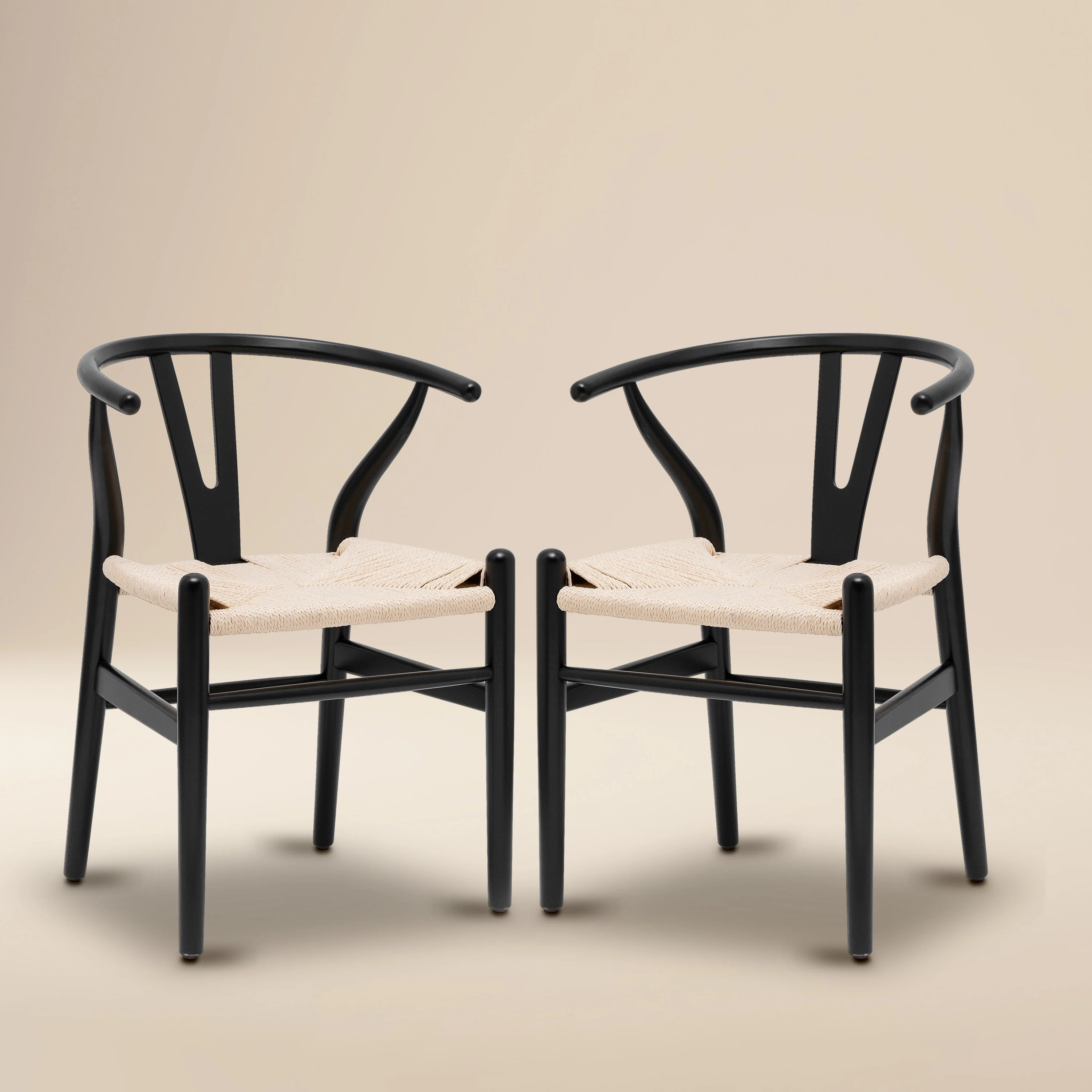 Weave Chair | Black | Set of 2