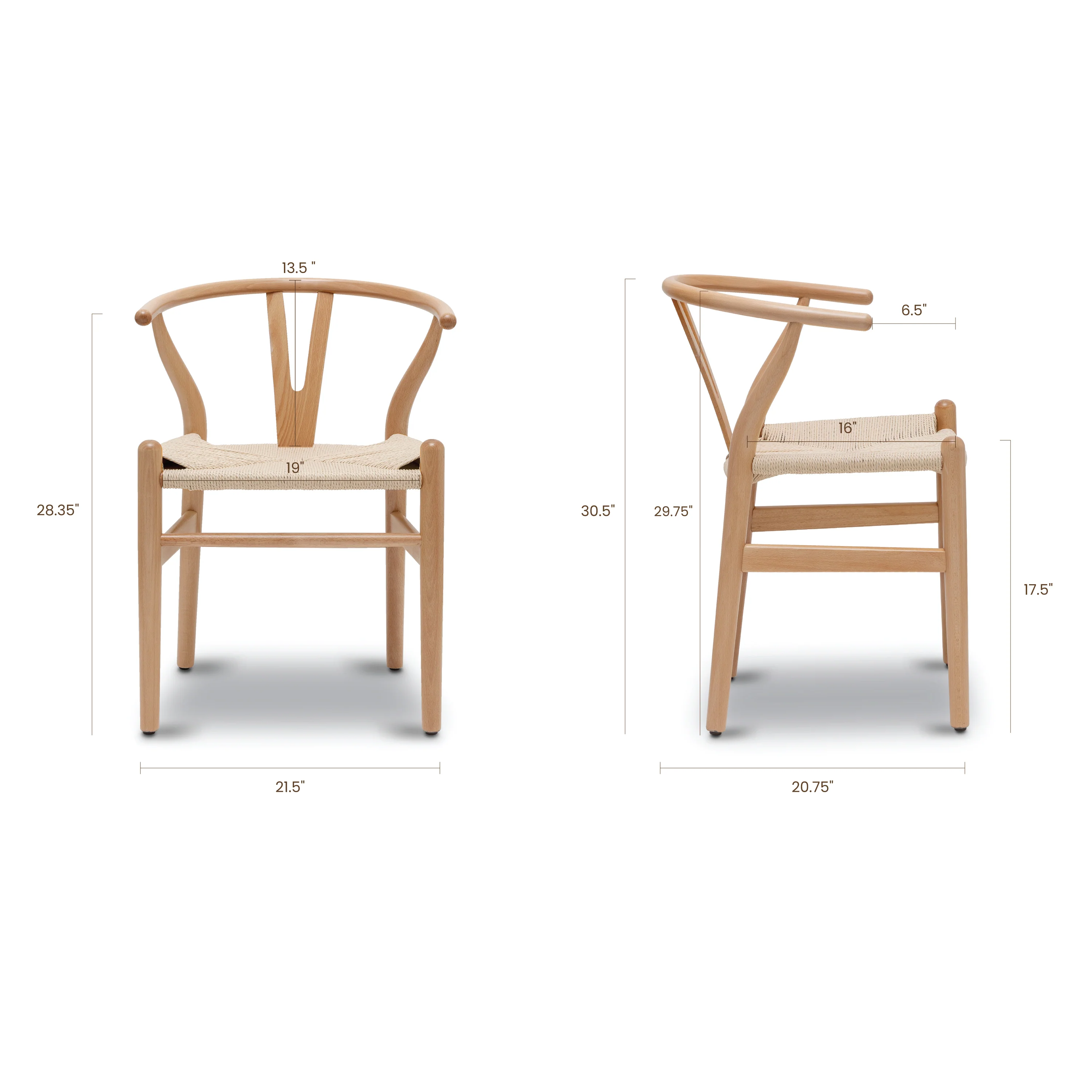 Weave Chair | Natural | Set of 2 - Image 15