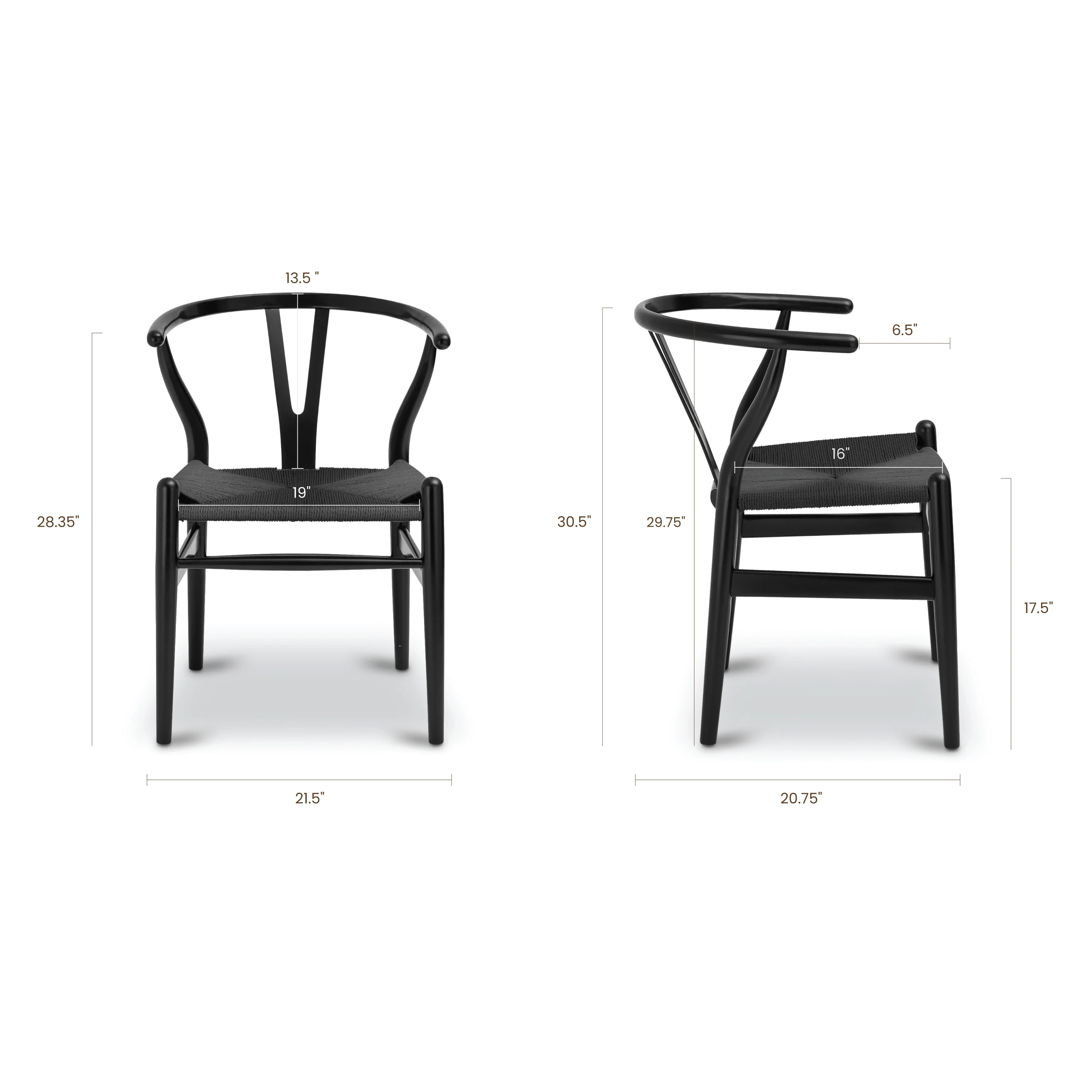 Weave Chair | Pitch Black | Single - Image 9