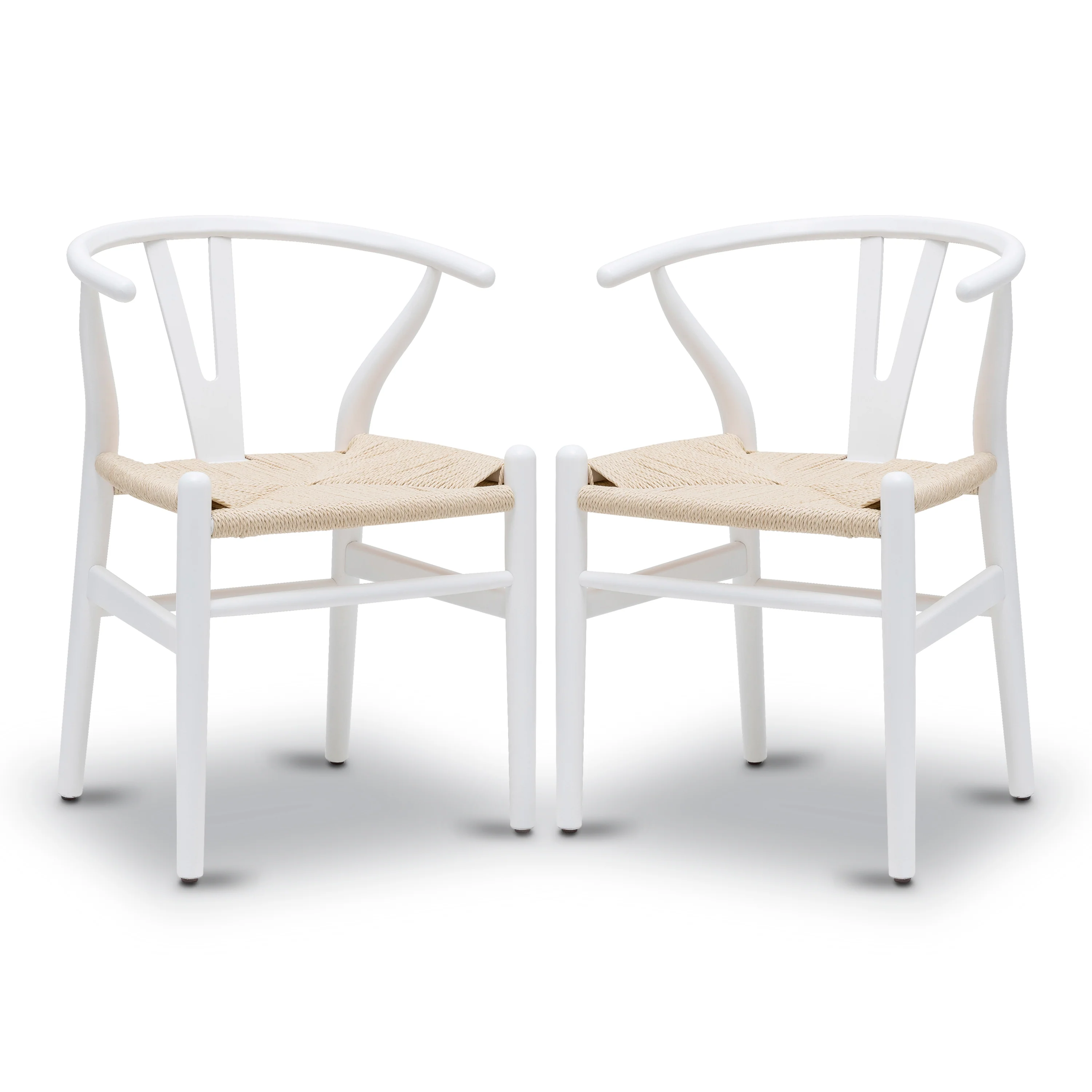 Weave Chair | White | Set of 2 - Image 2