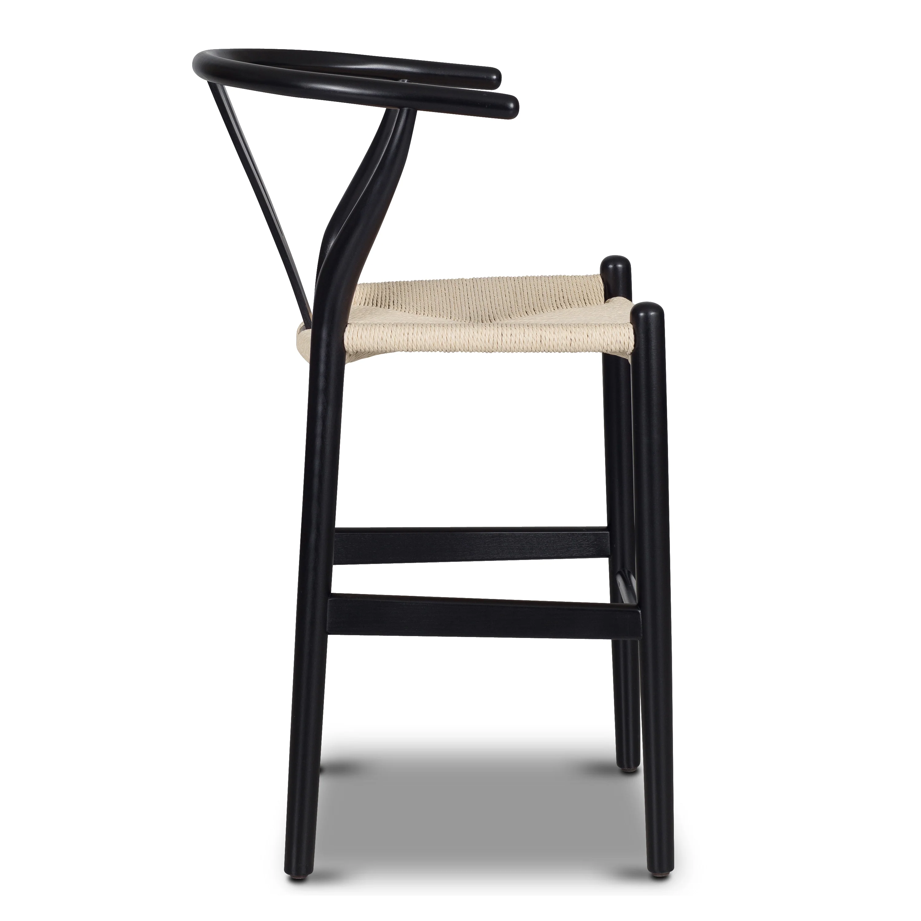 Weave Counter Stool | Black - Image 5