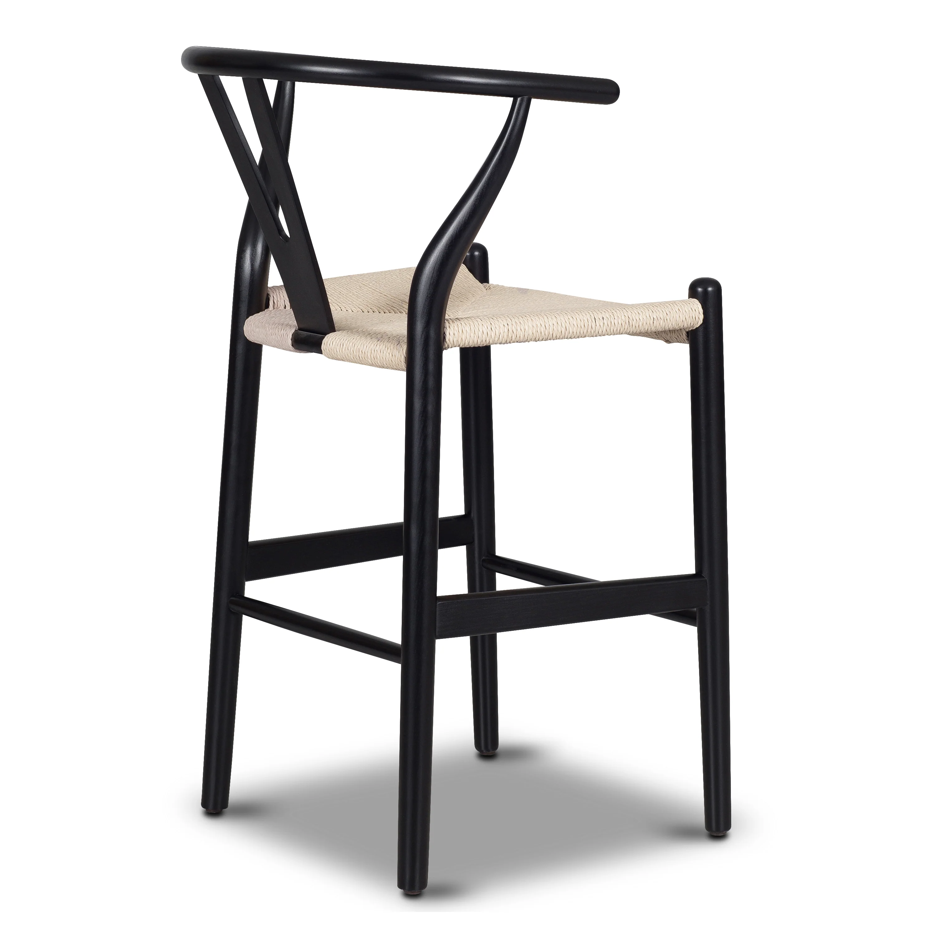 Weave Counter Stool | Black - Image 6