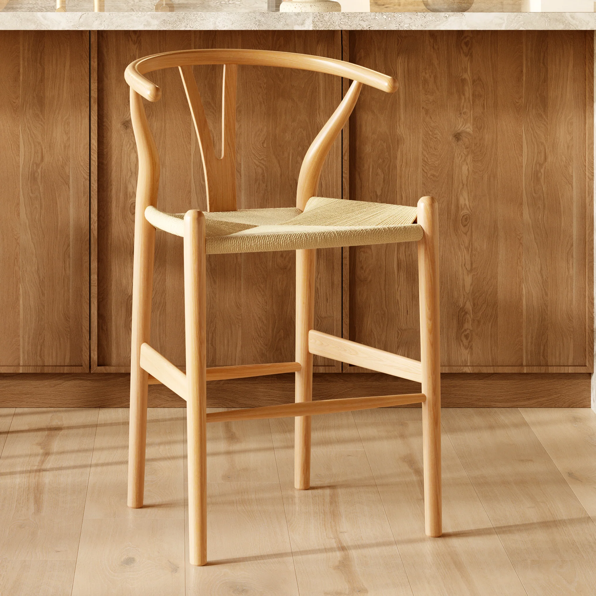 Weave Counter Stool | Natural - Image 2