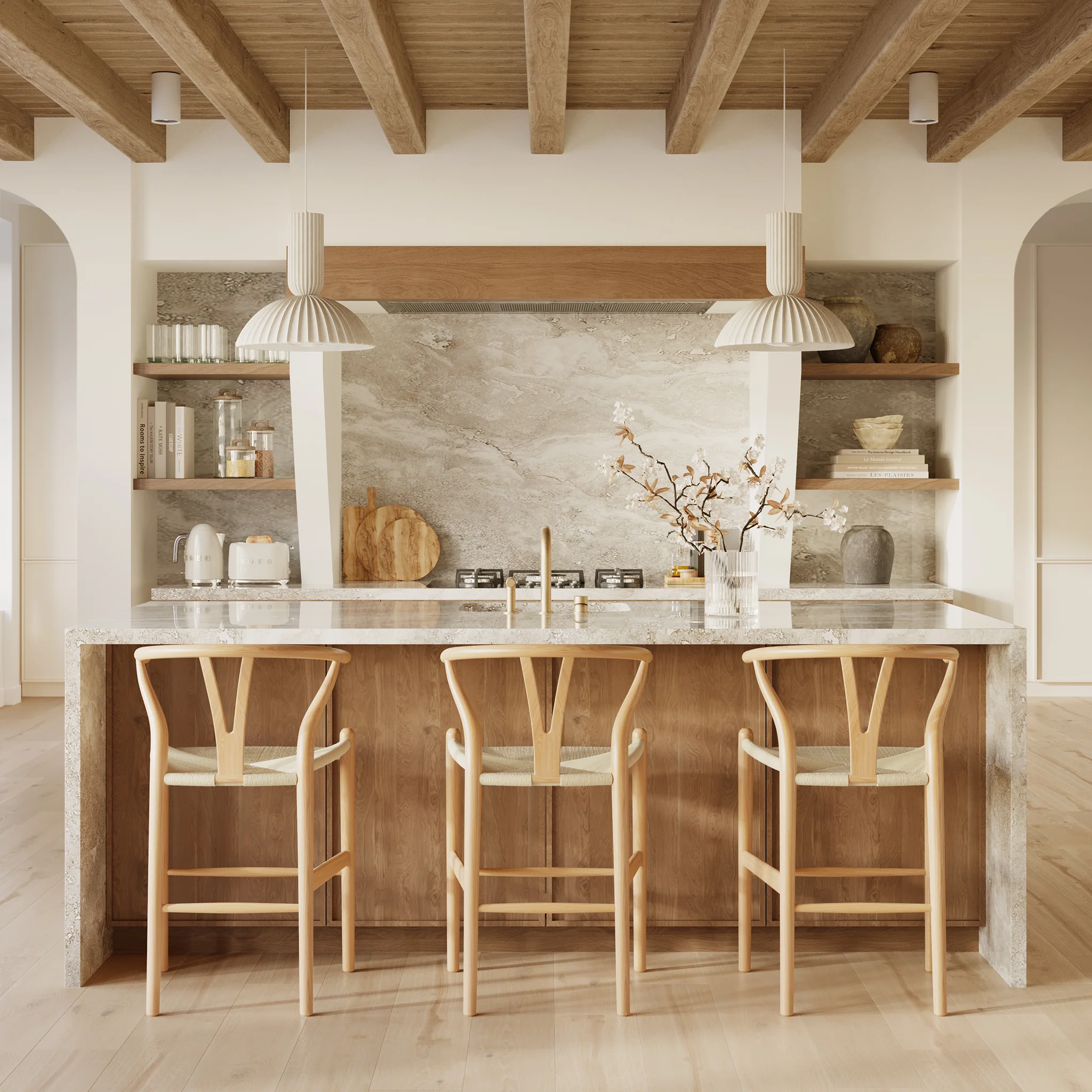 Weave Counter Stool | Natural - Image 3