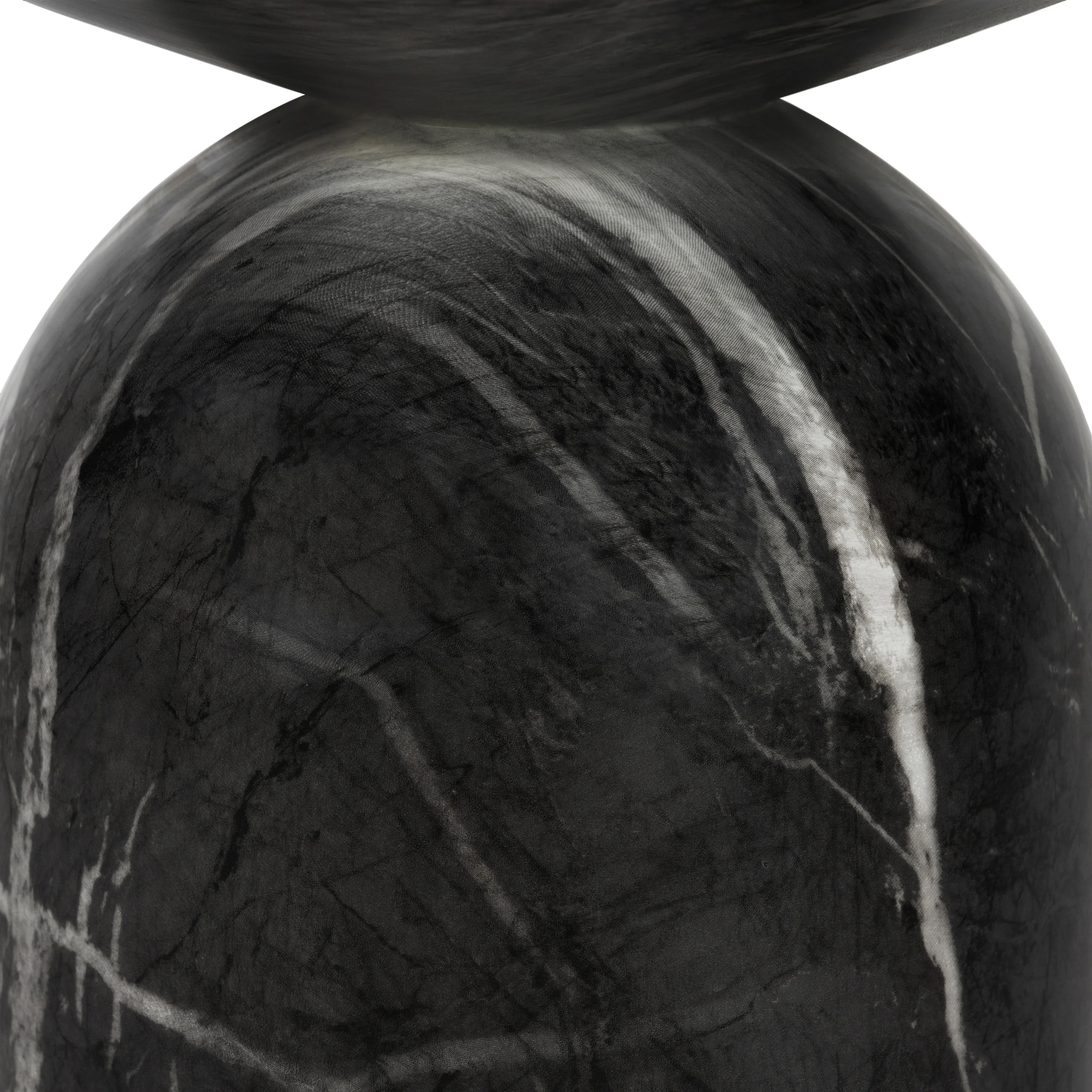 Wels End Table | Black Marble - Image 6