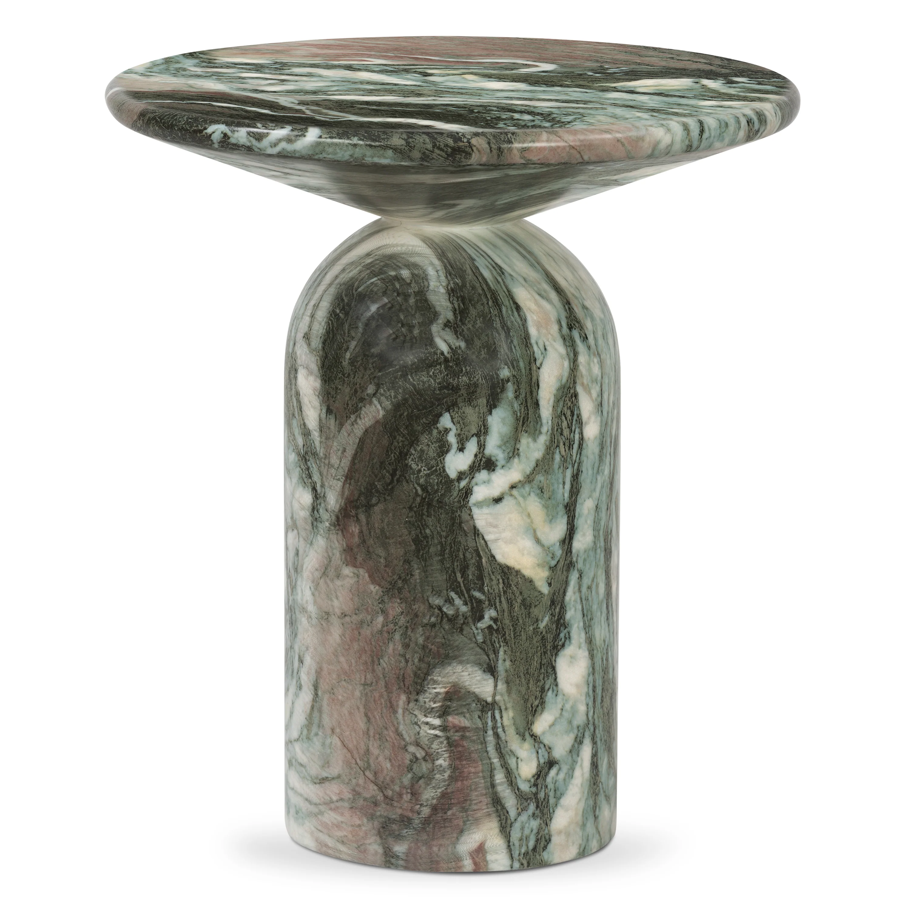 Wels End Table | Green Marble - Image 5