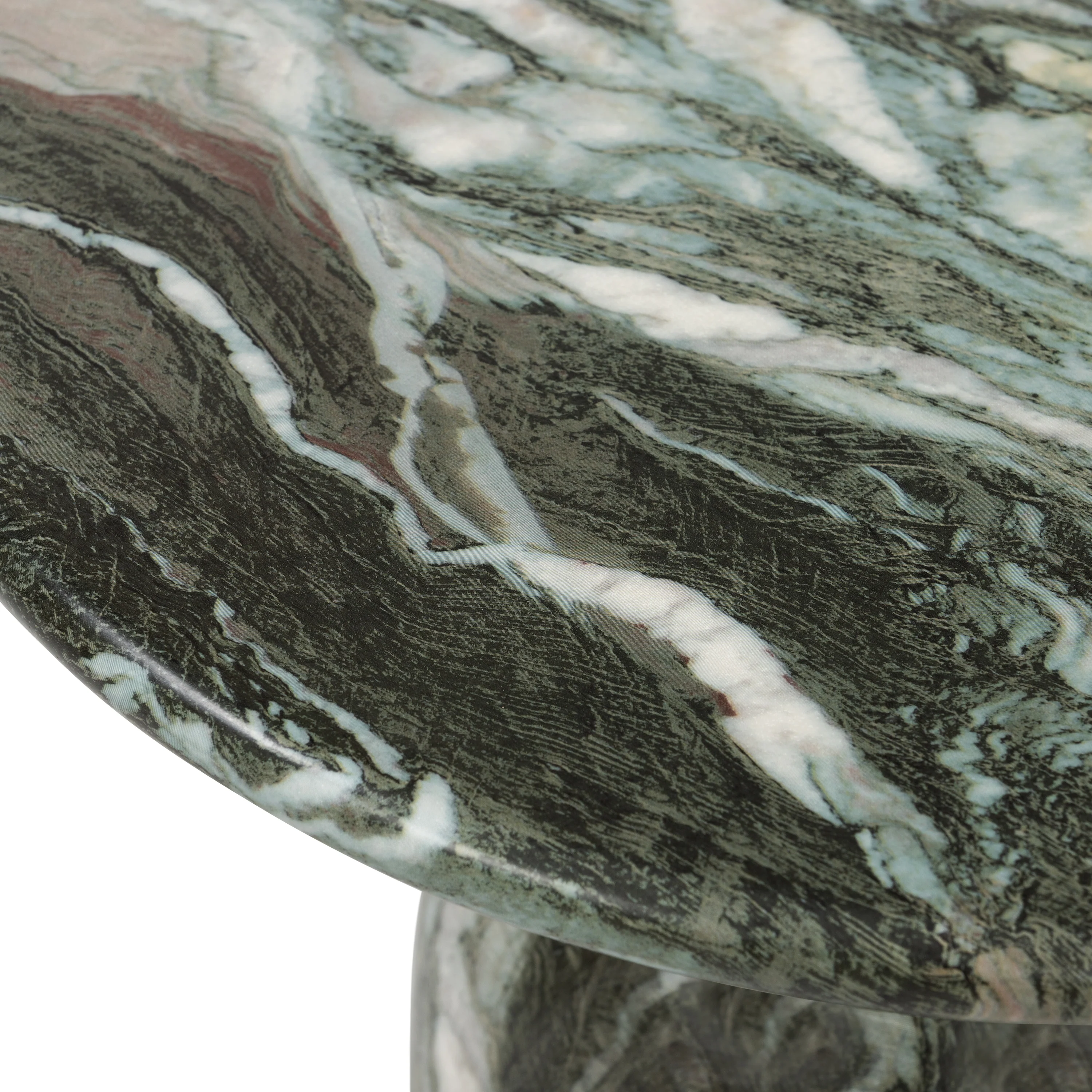 Wels End Table | Green Marble - Image 8