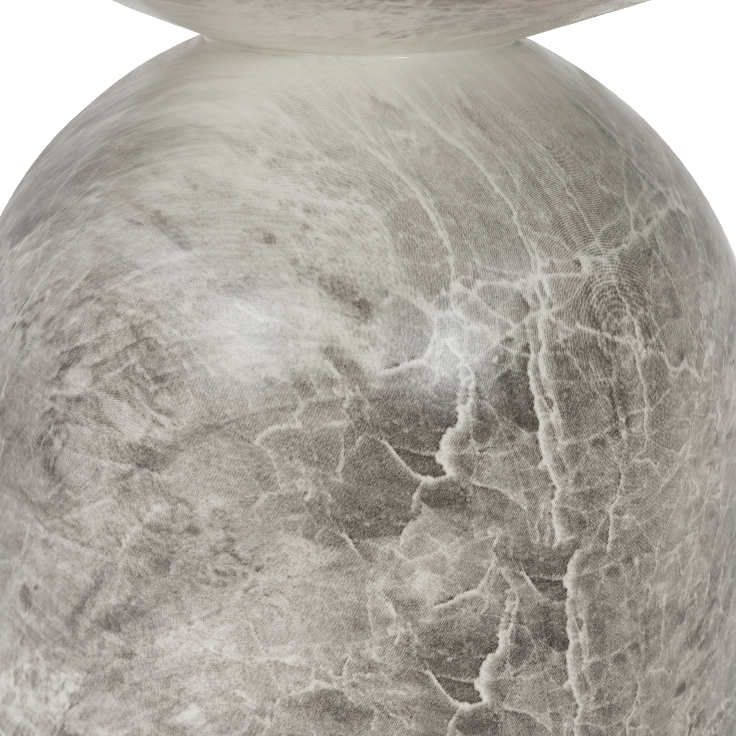 Wels End Table | Grey Marble - Image 4