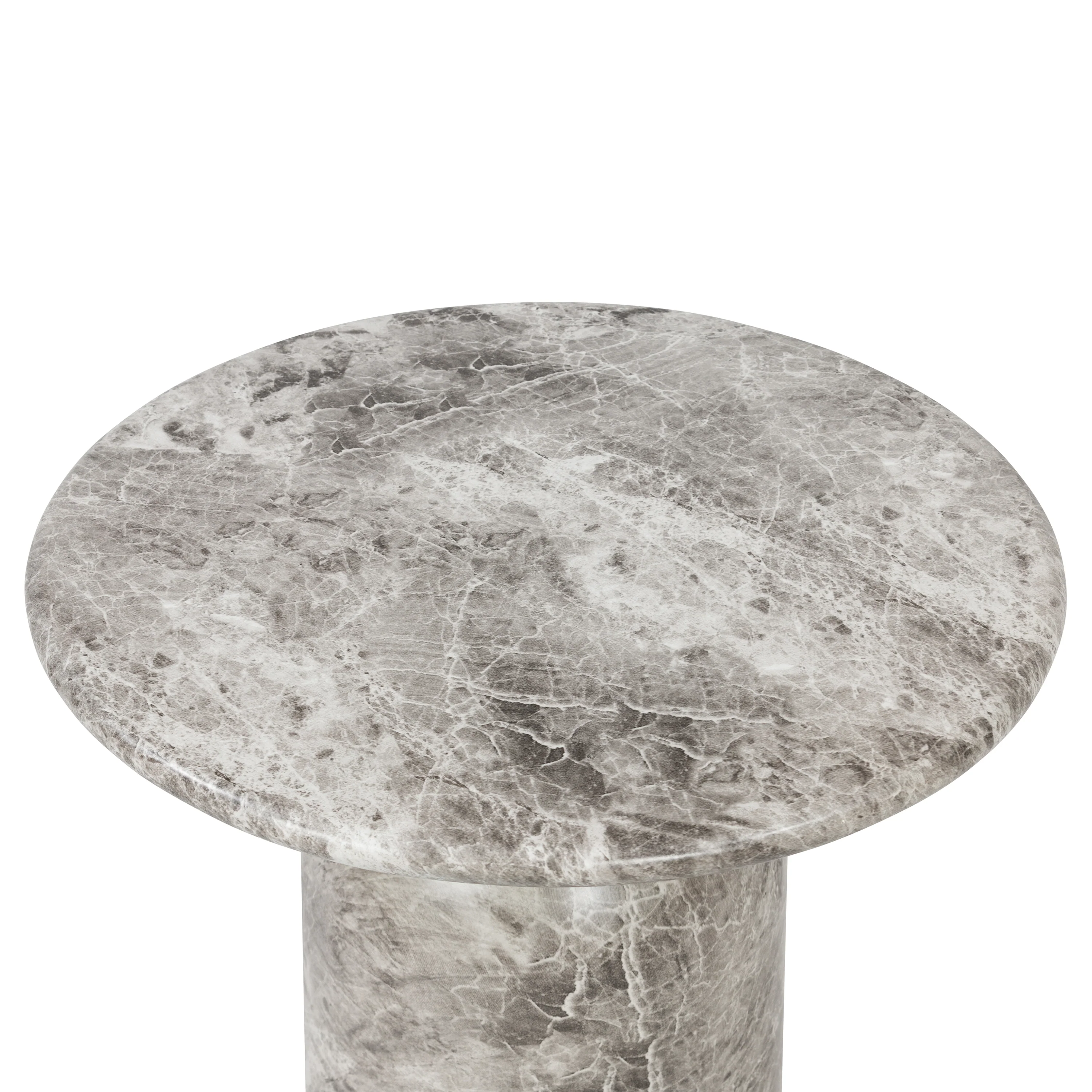 Wels End Table | Grey Marble - Image 5