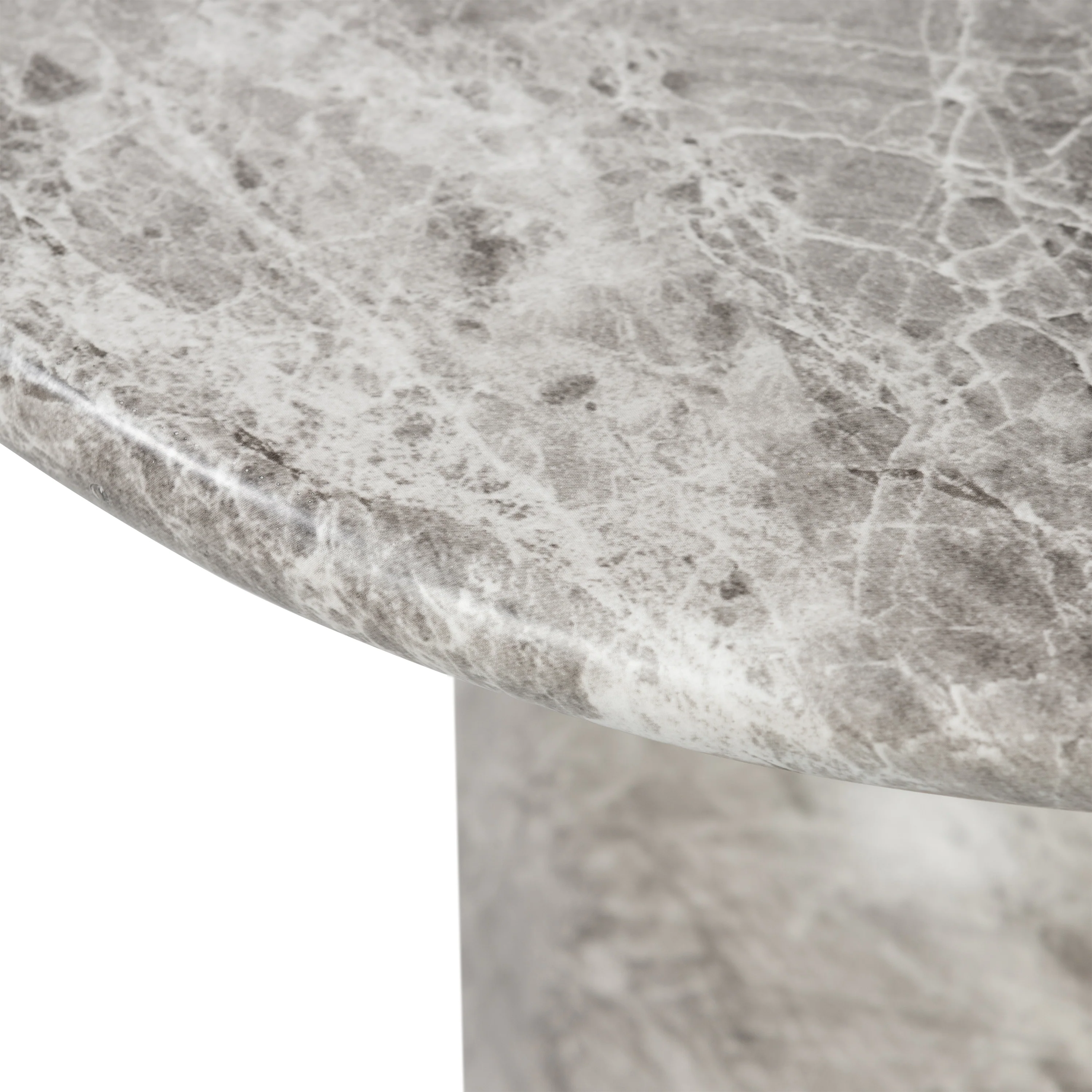 Wels End Table | Grey Marble - Image 6
