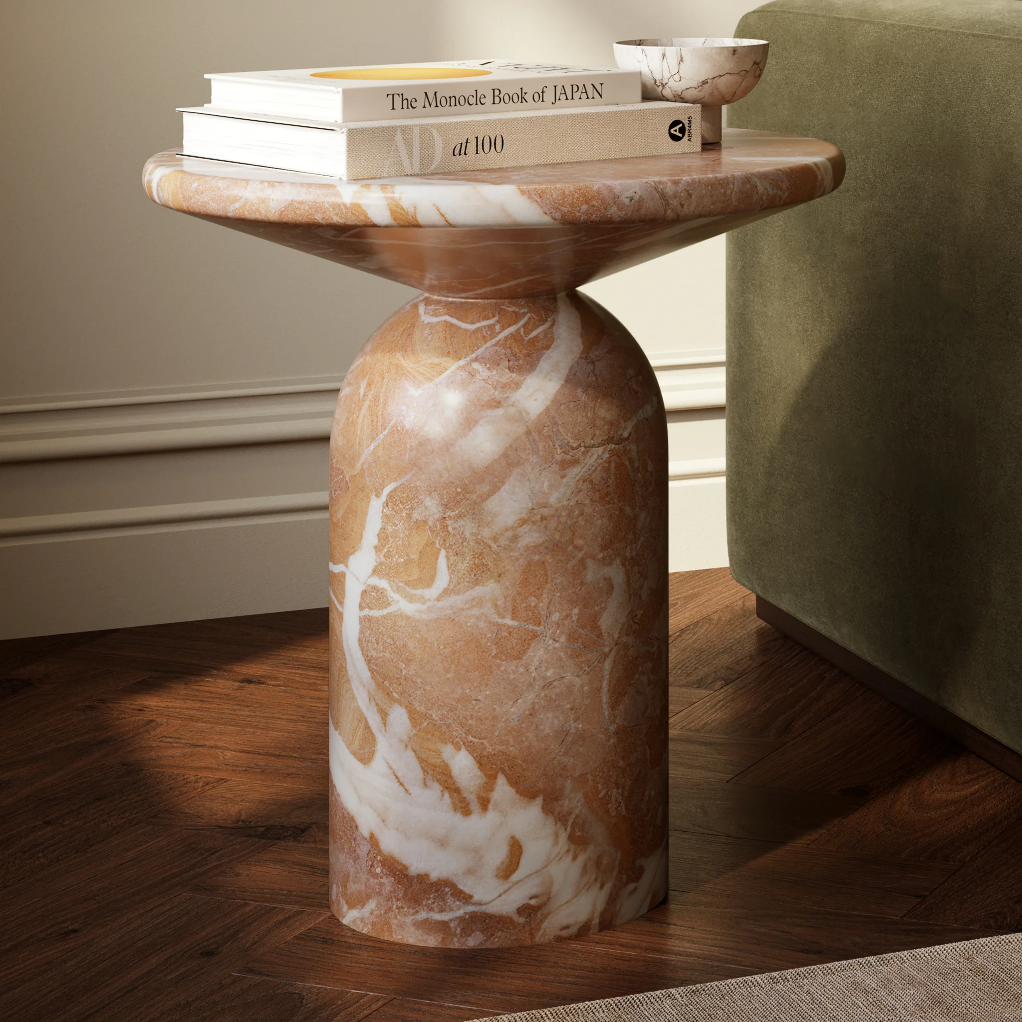 Wels End Table | Jasper Red - Image 2