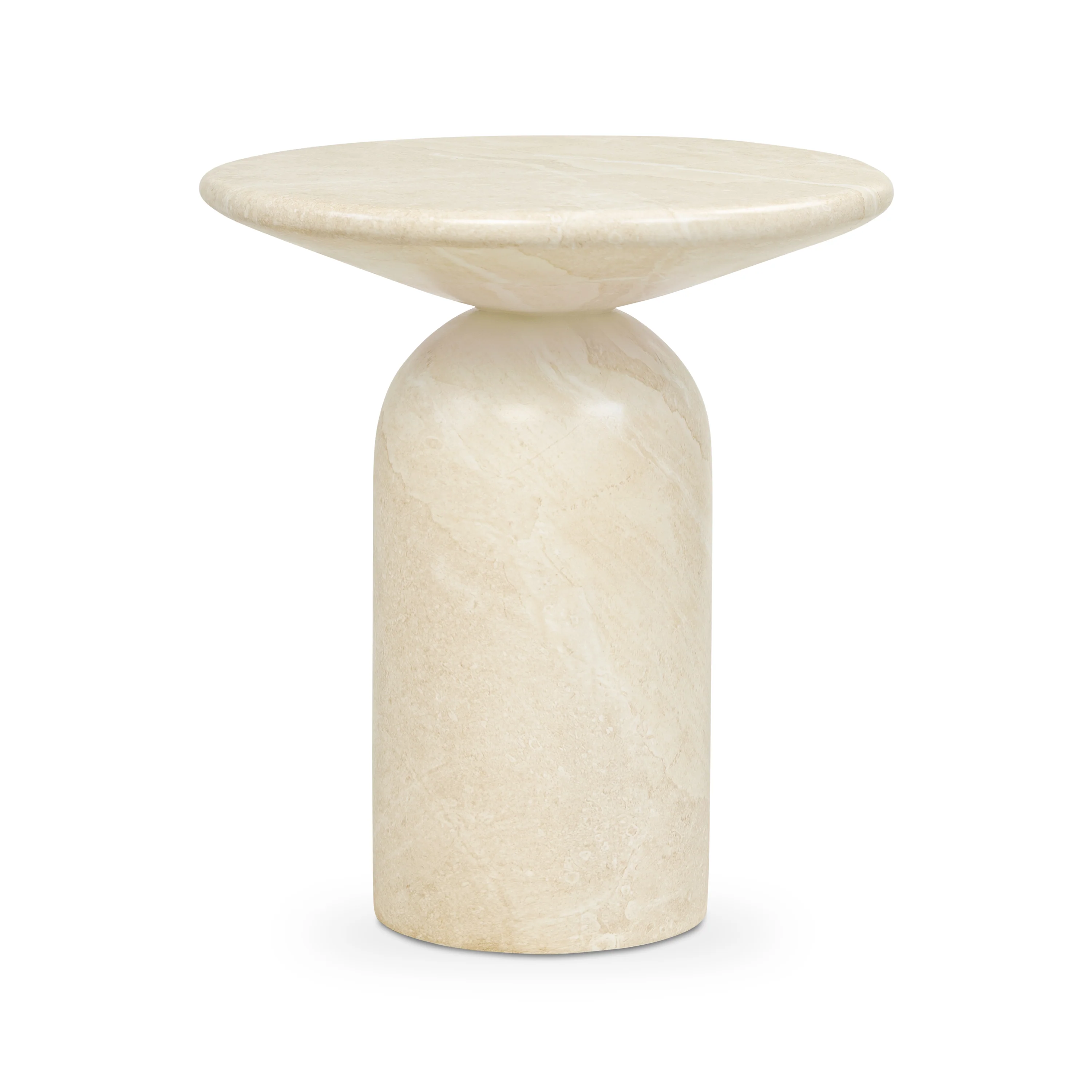 Wels End Table | Sandstone White - Image 2