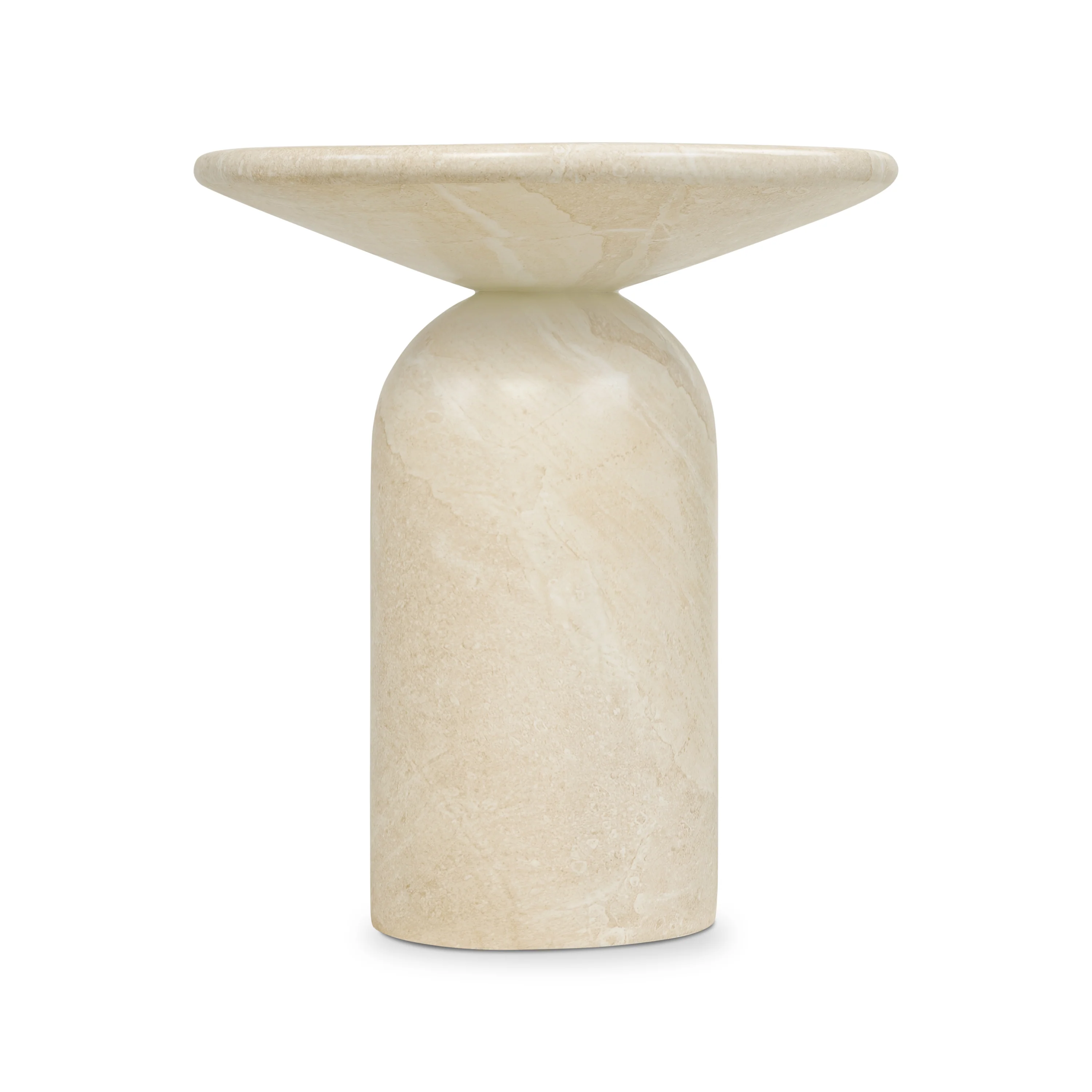 Wels End Table | Sandstone White - Image 3