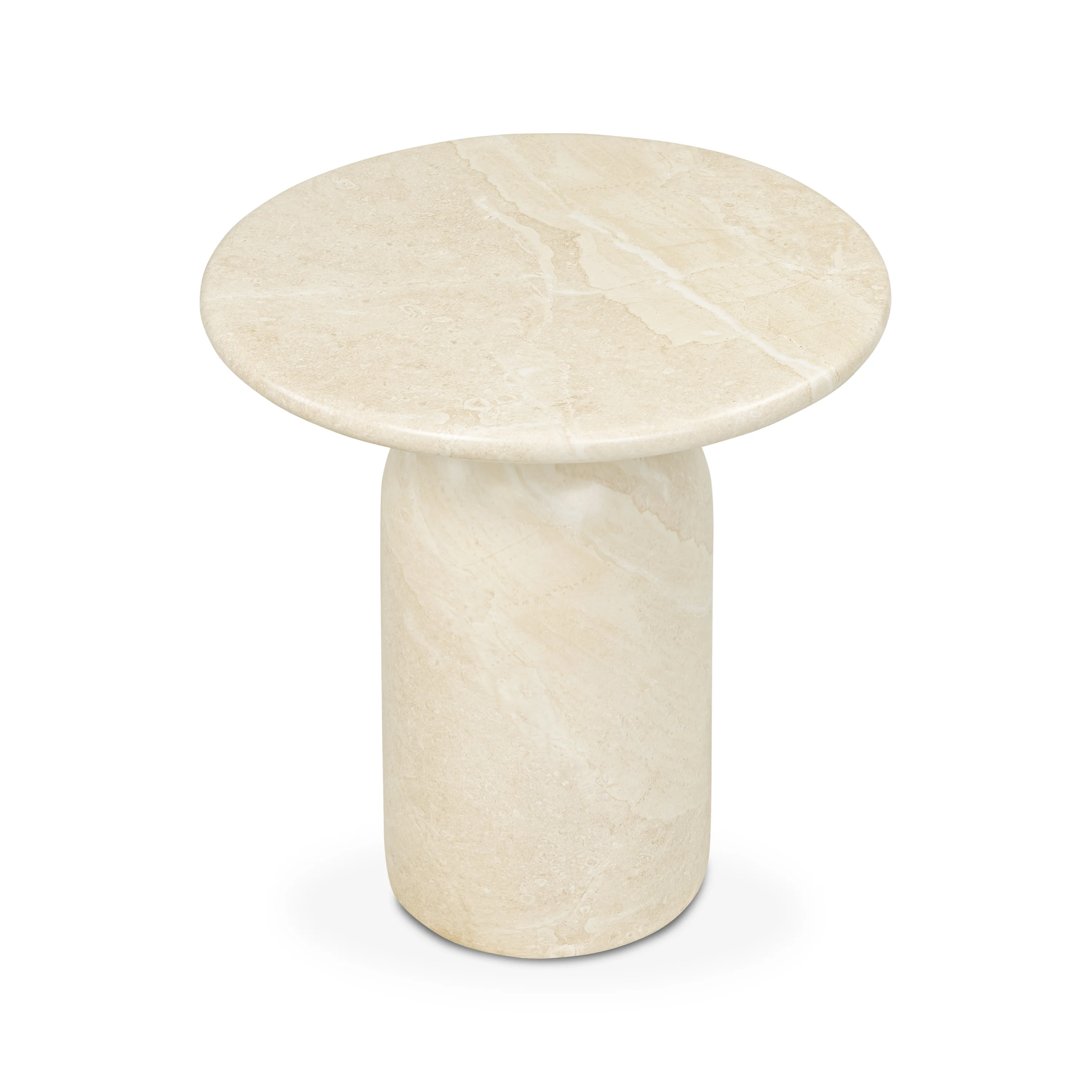 Wels End Table | Sandstone White - Image 4
