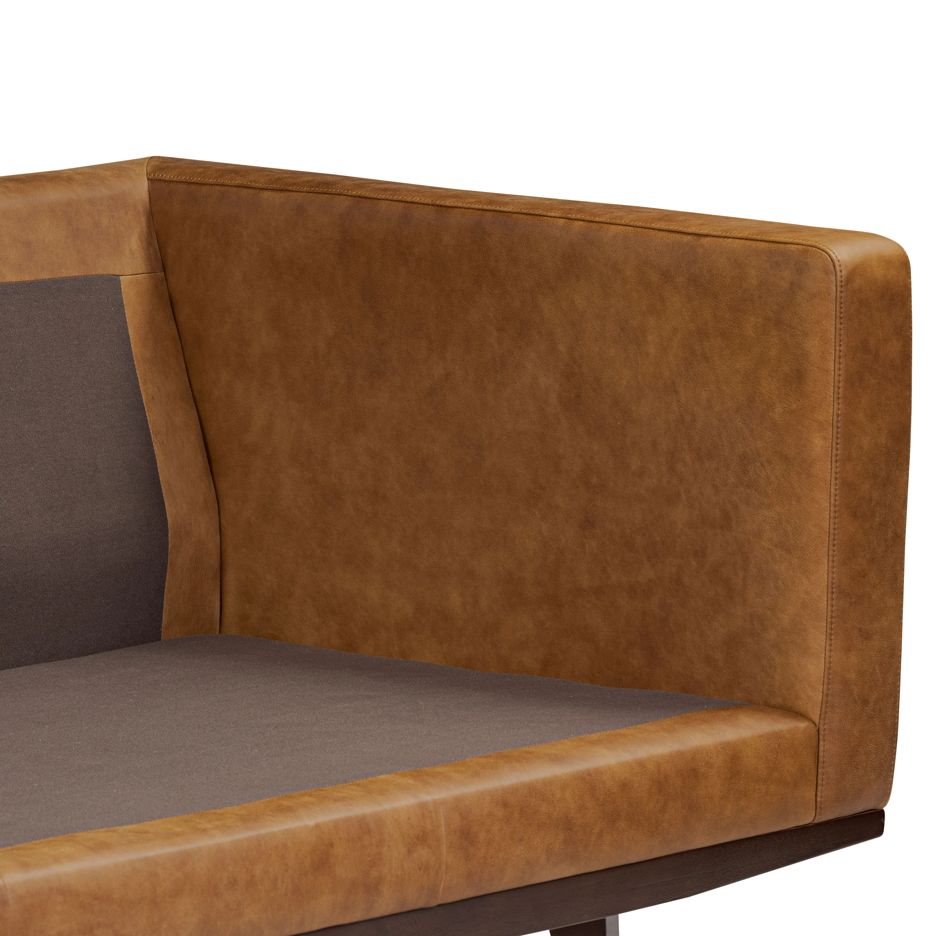 York 89" Leather Sofa | Russet Tan - Image 14
