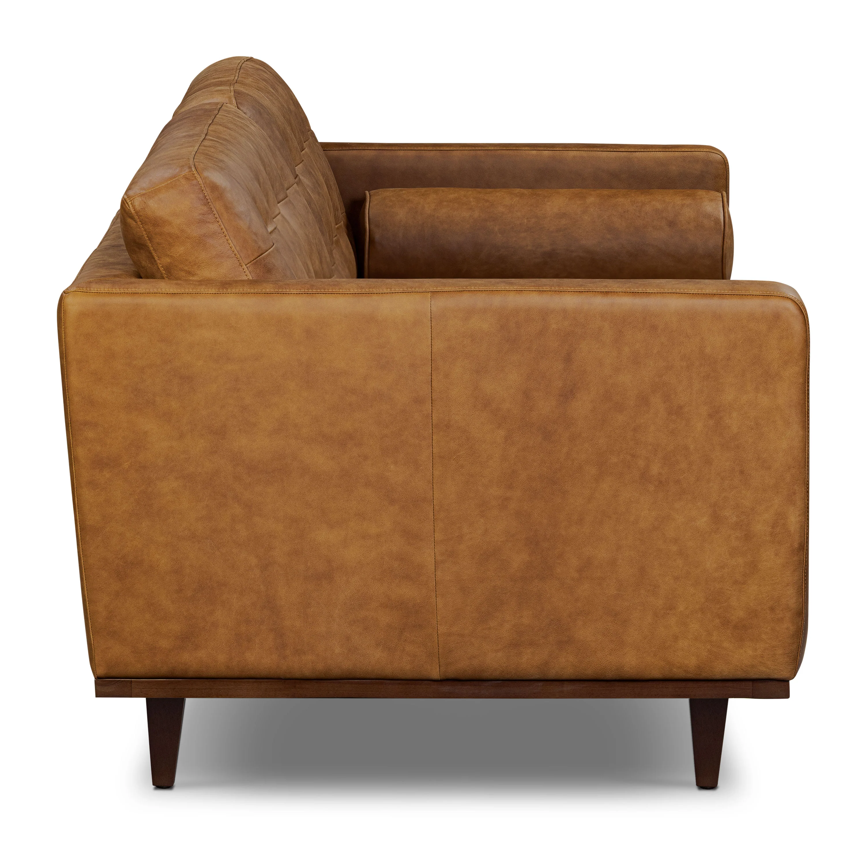 York 89" Leather Sofa | Russet Tan - Image 5