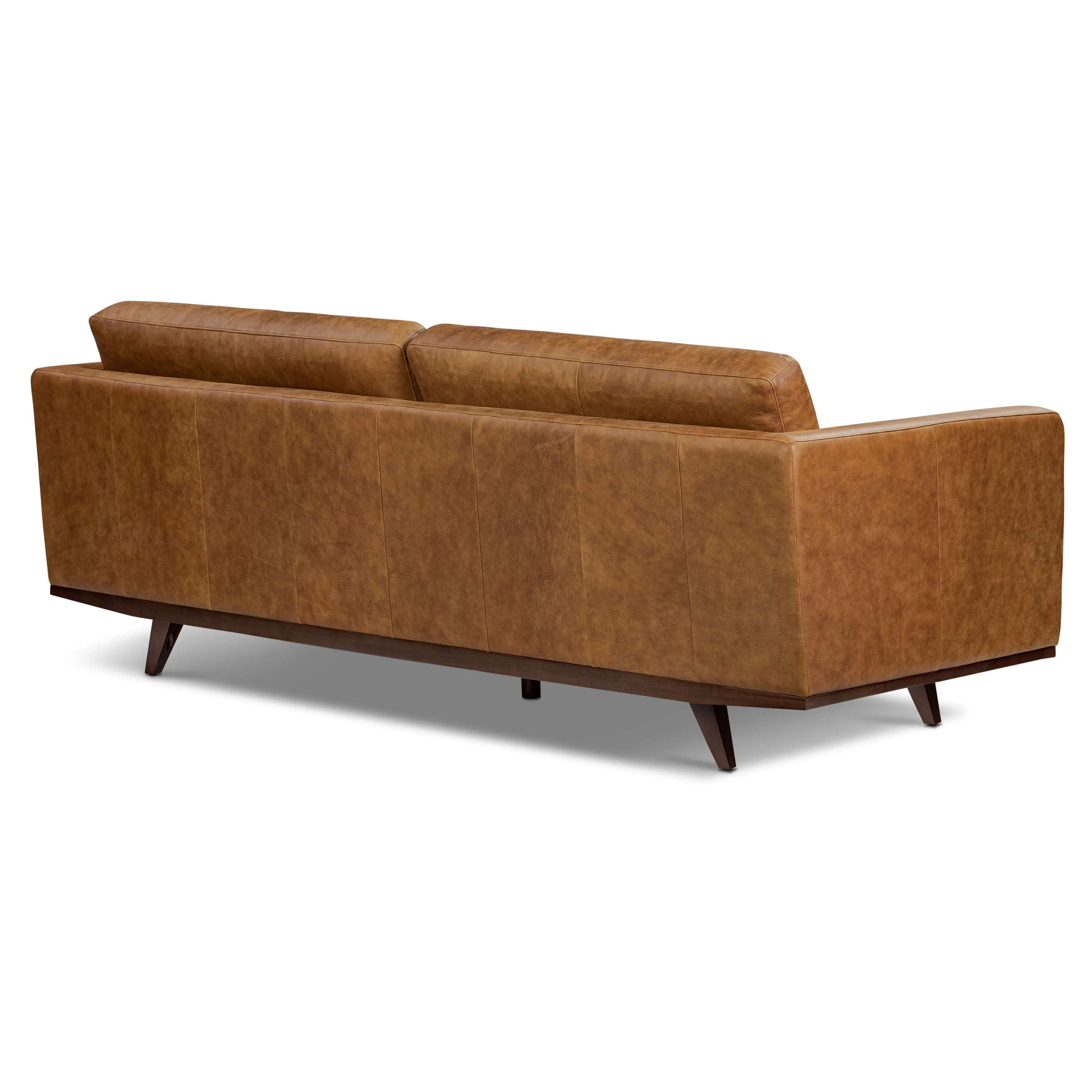 York 89" Leather Sofa | Russet Tan - Image 6