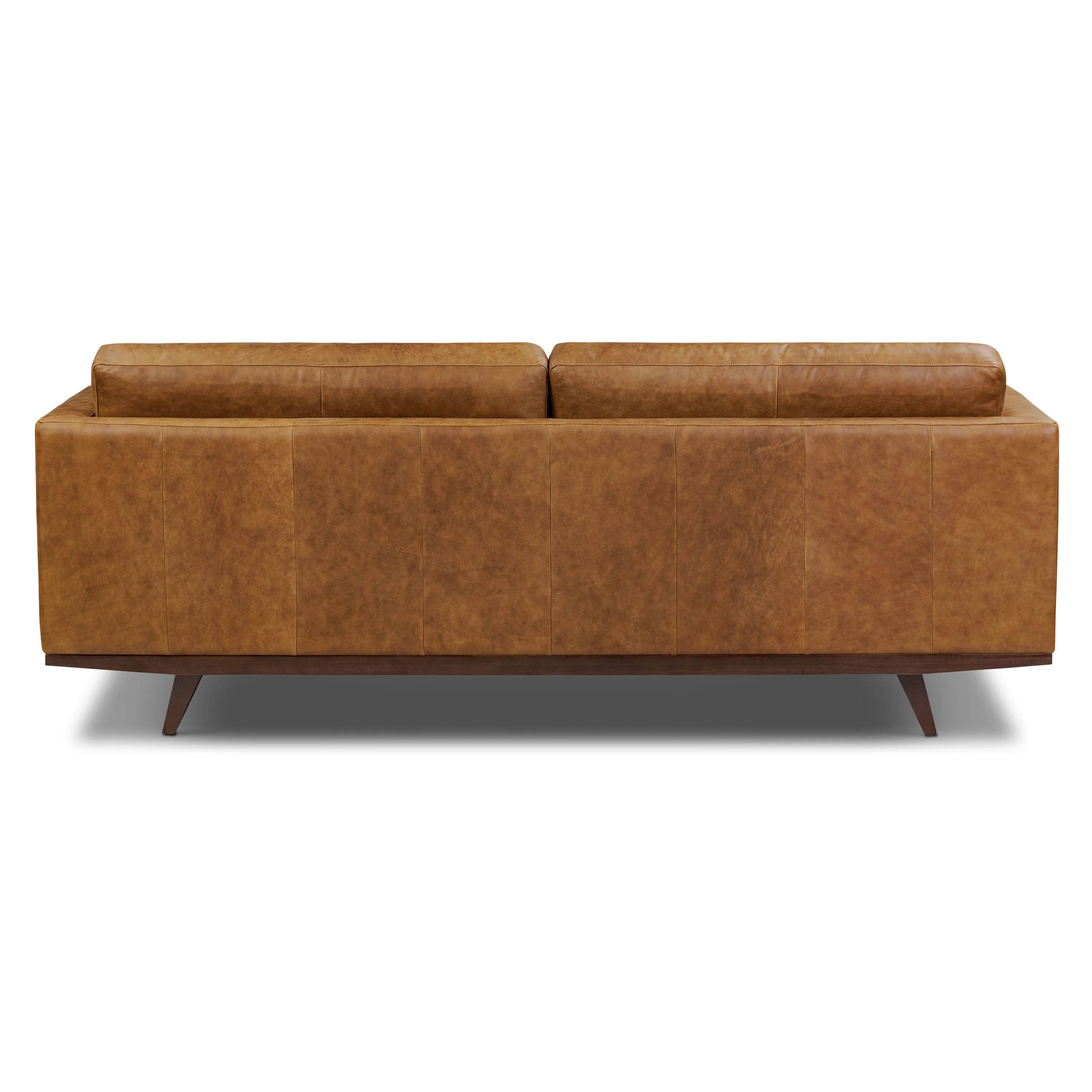 York 89" Leather Sofa | Russet Tan - Image 7