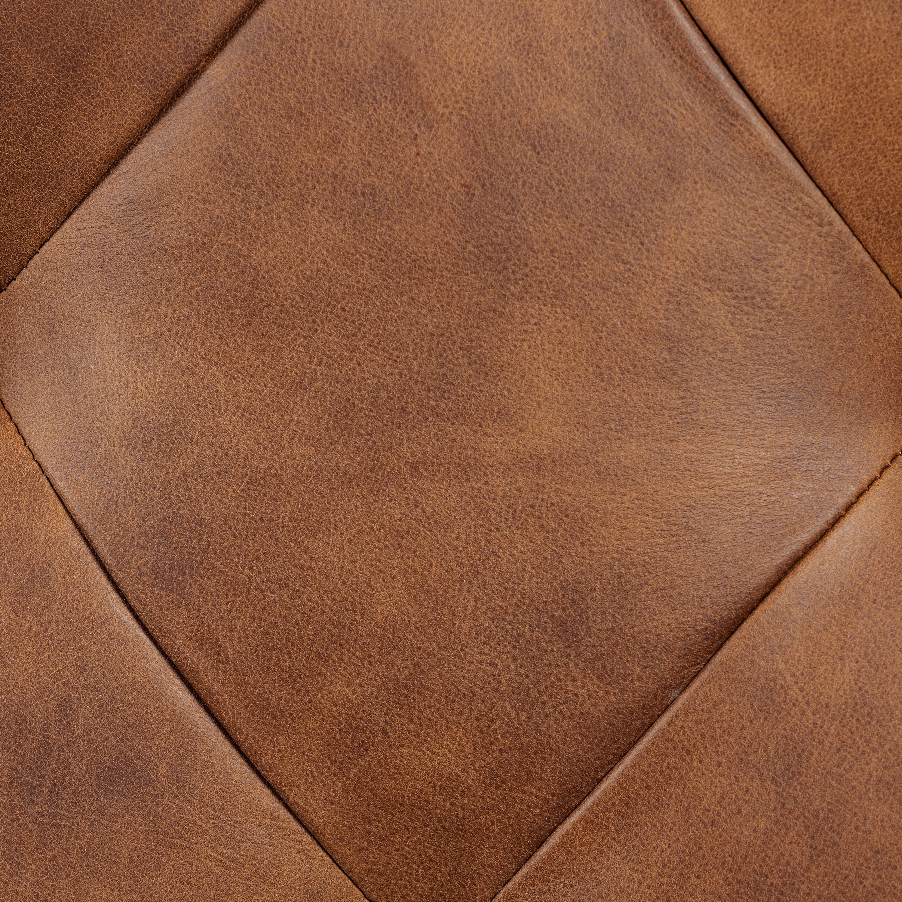 Zahra Leather Storage Ottoman | Russet Tan - Image 12