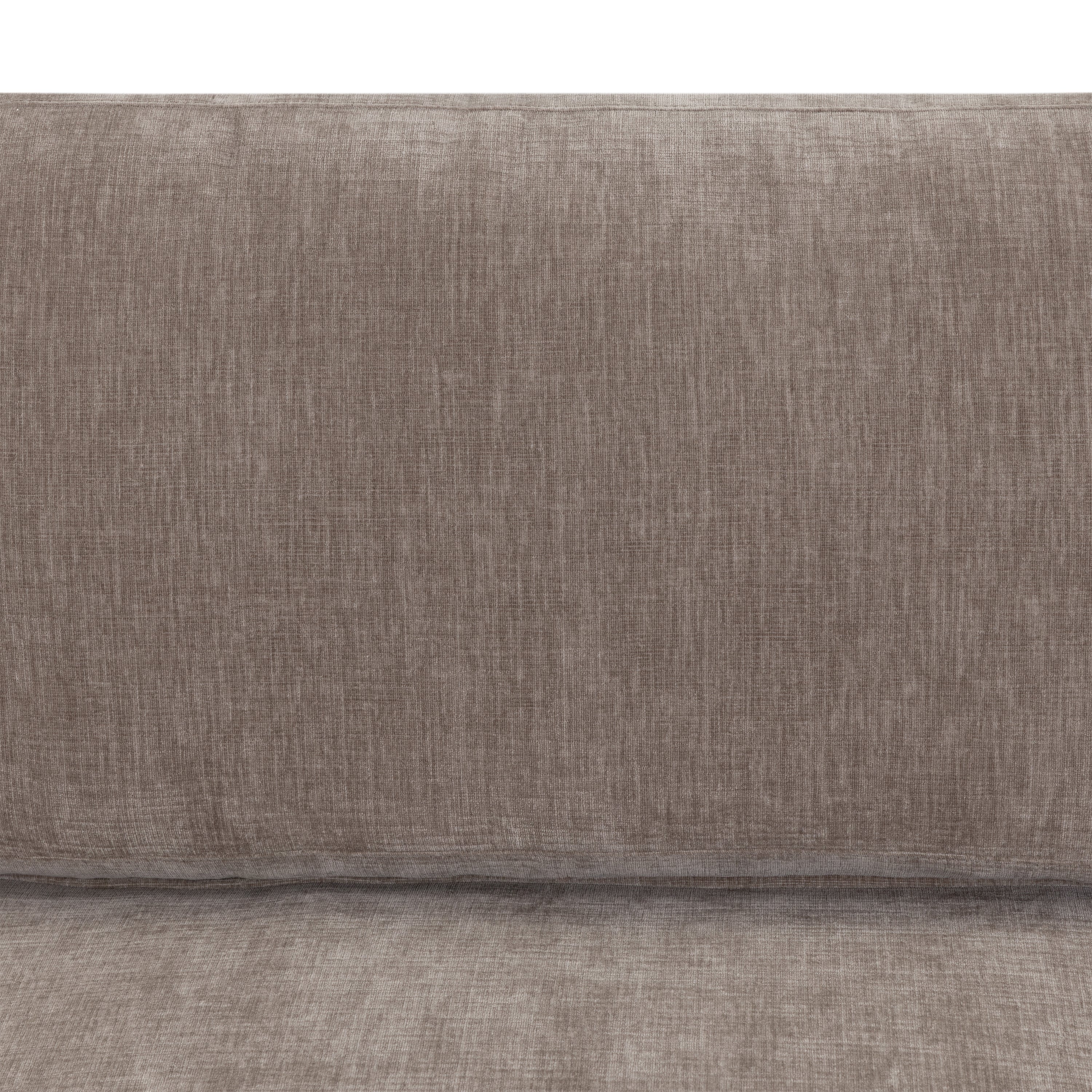 Zyon 105.5" Reversible Chaise Sectional | Taupe Brown - Image 11