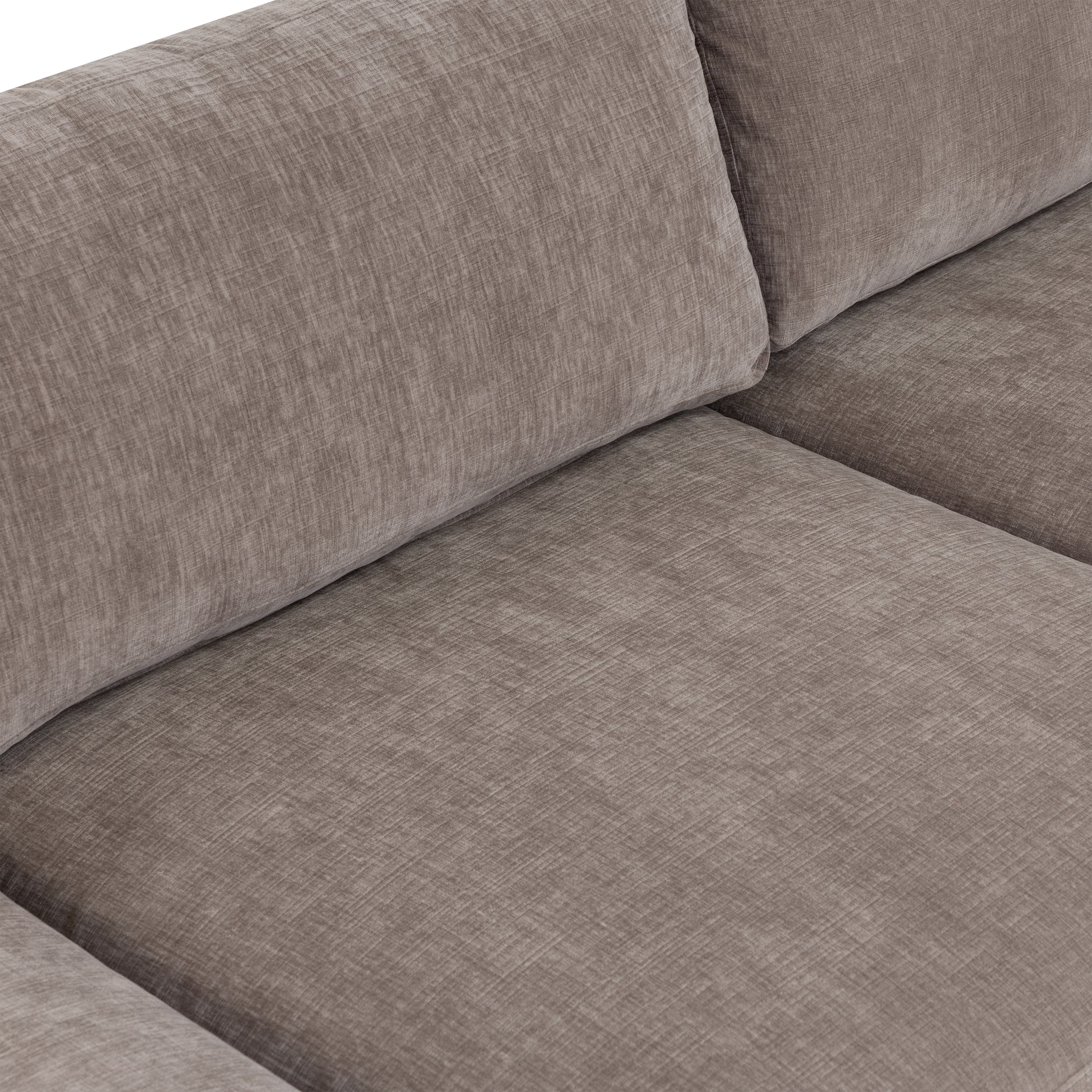 Zyon 105.5" Reversible Chaise Sectional | Taupe Brown - Image 13