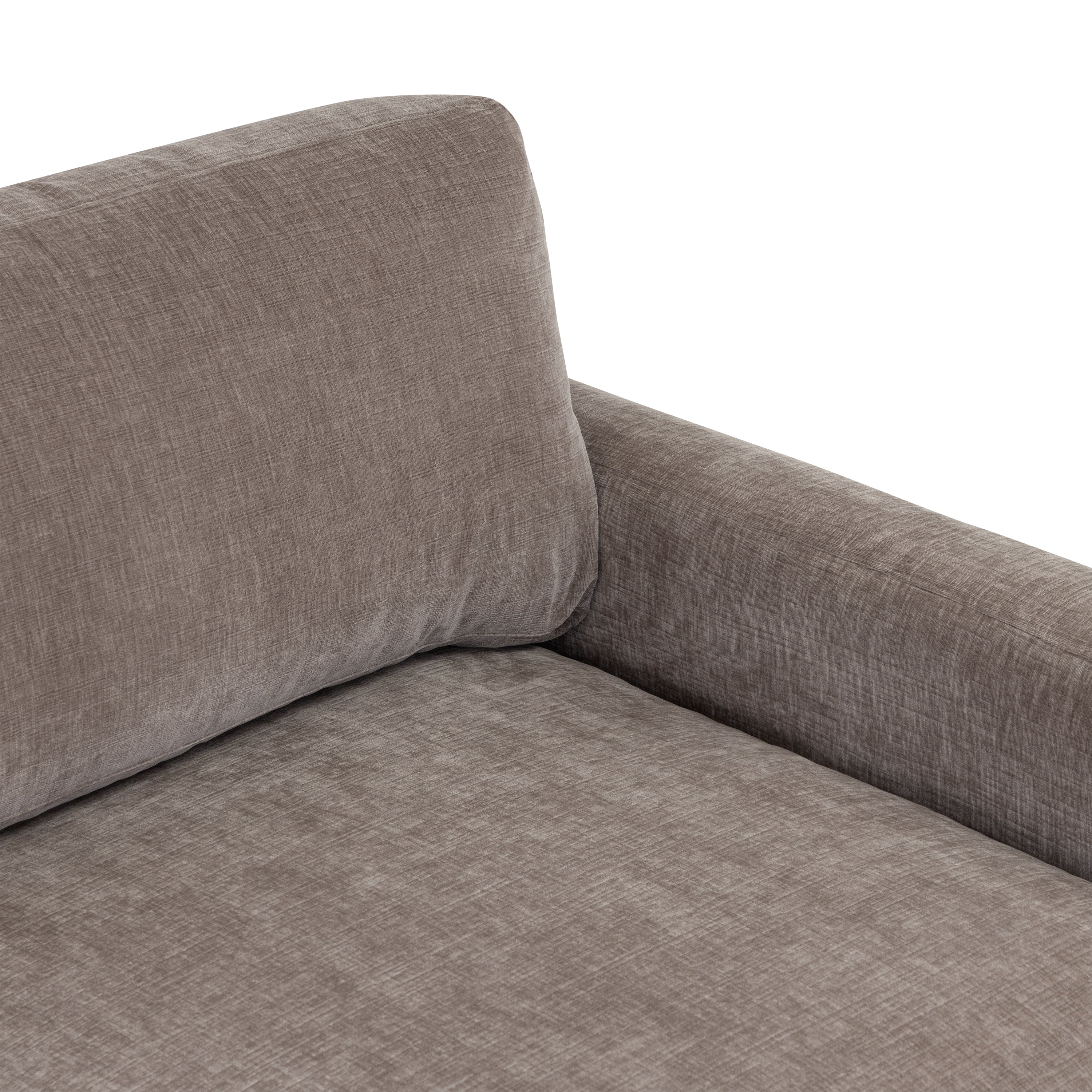 Zyon 105.5" Reversible Chaise Sectional | Taupe Brown - Image 14
