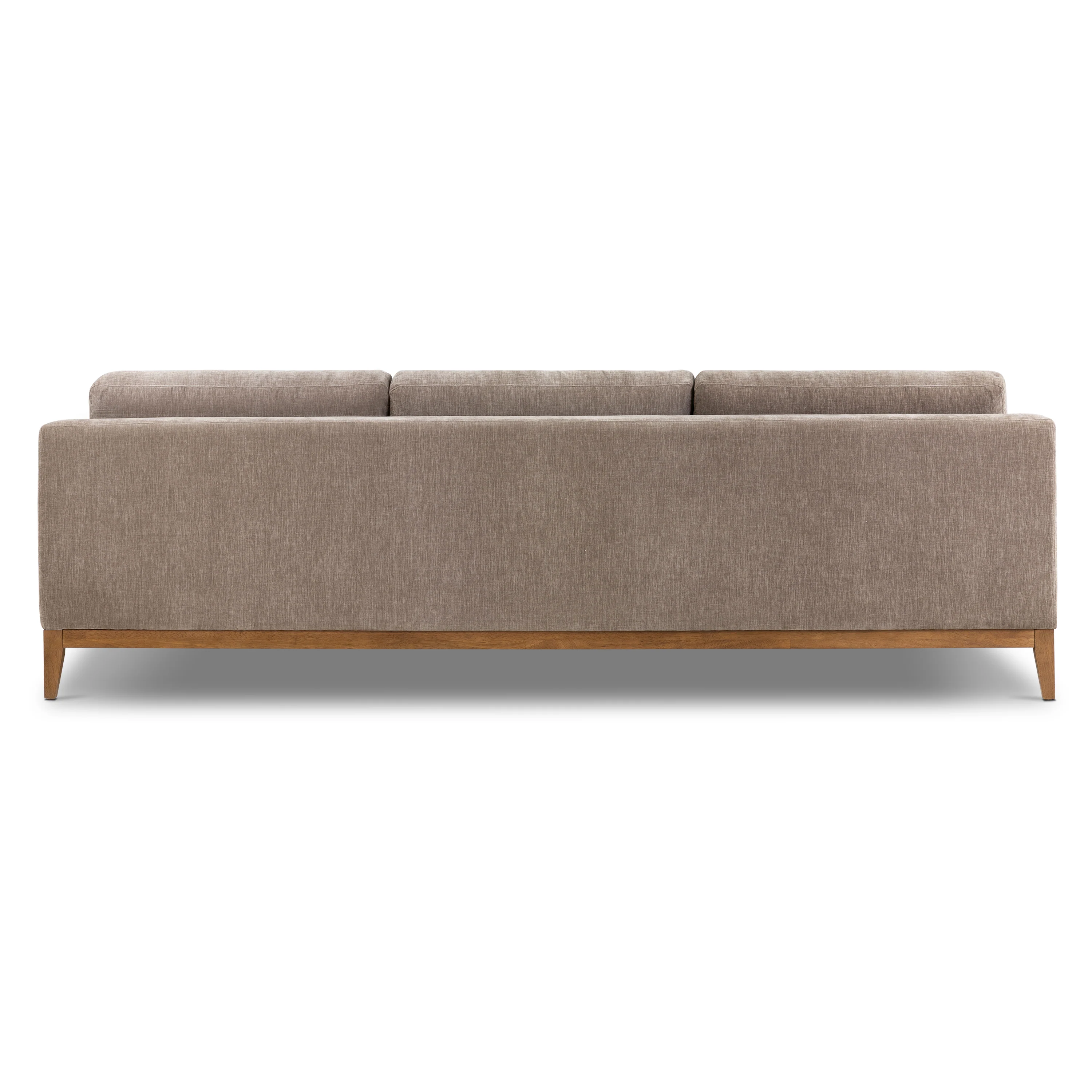Zyon 105.5" Reversible Chaise Sectional | Taupe Brown - Image 8