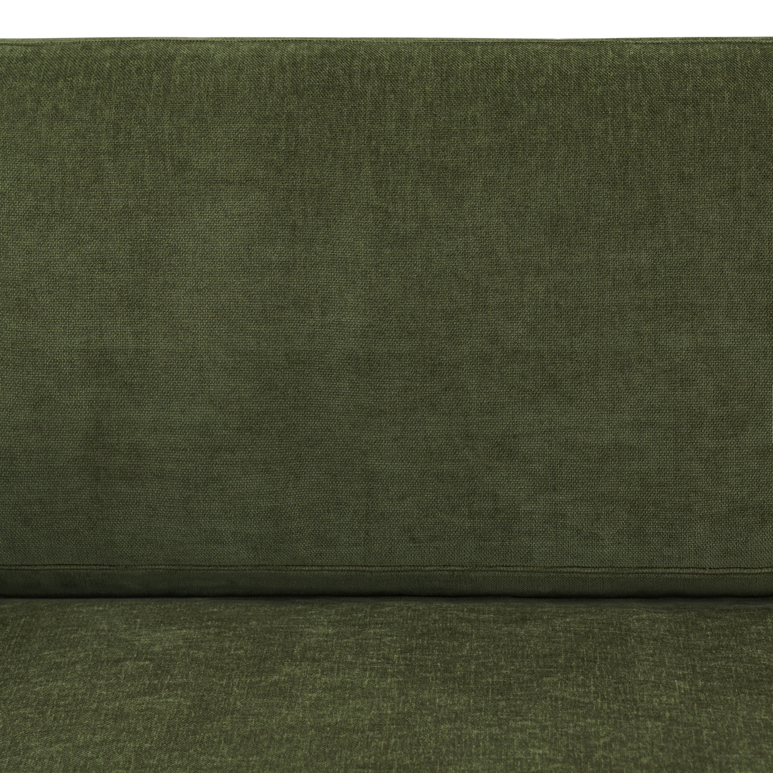 Zyon 105.5" Reversible Chaise Sectional | Distressed Green Velvet - Image 13
