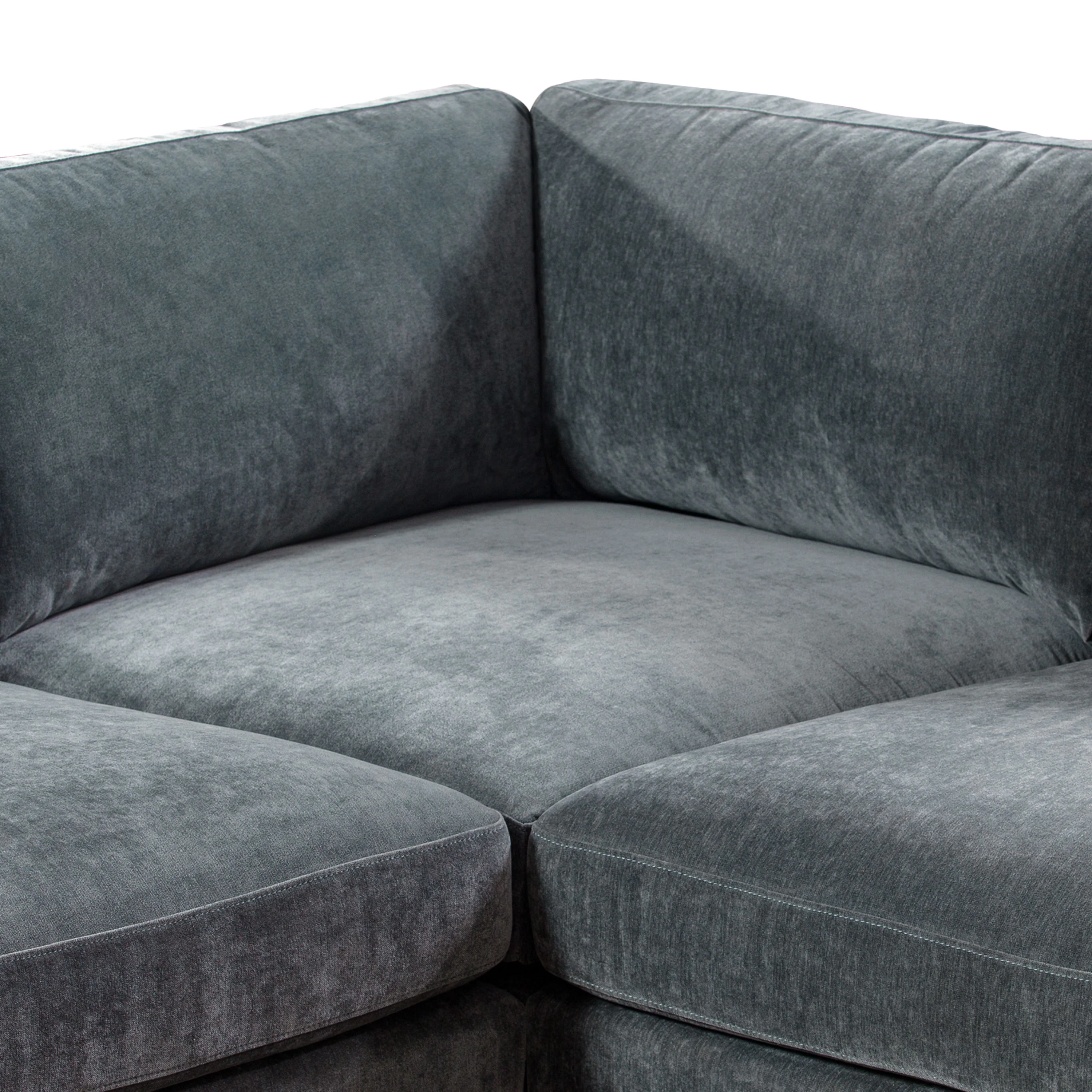 Zyon 116" Corner Sectional | Boreal Blue - Image 12