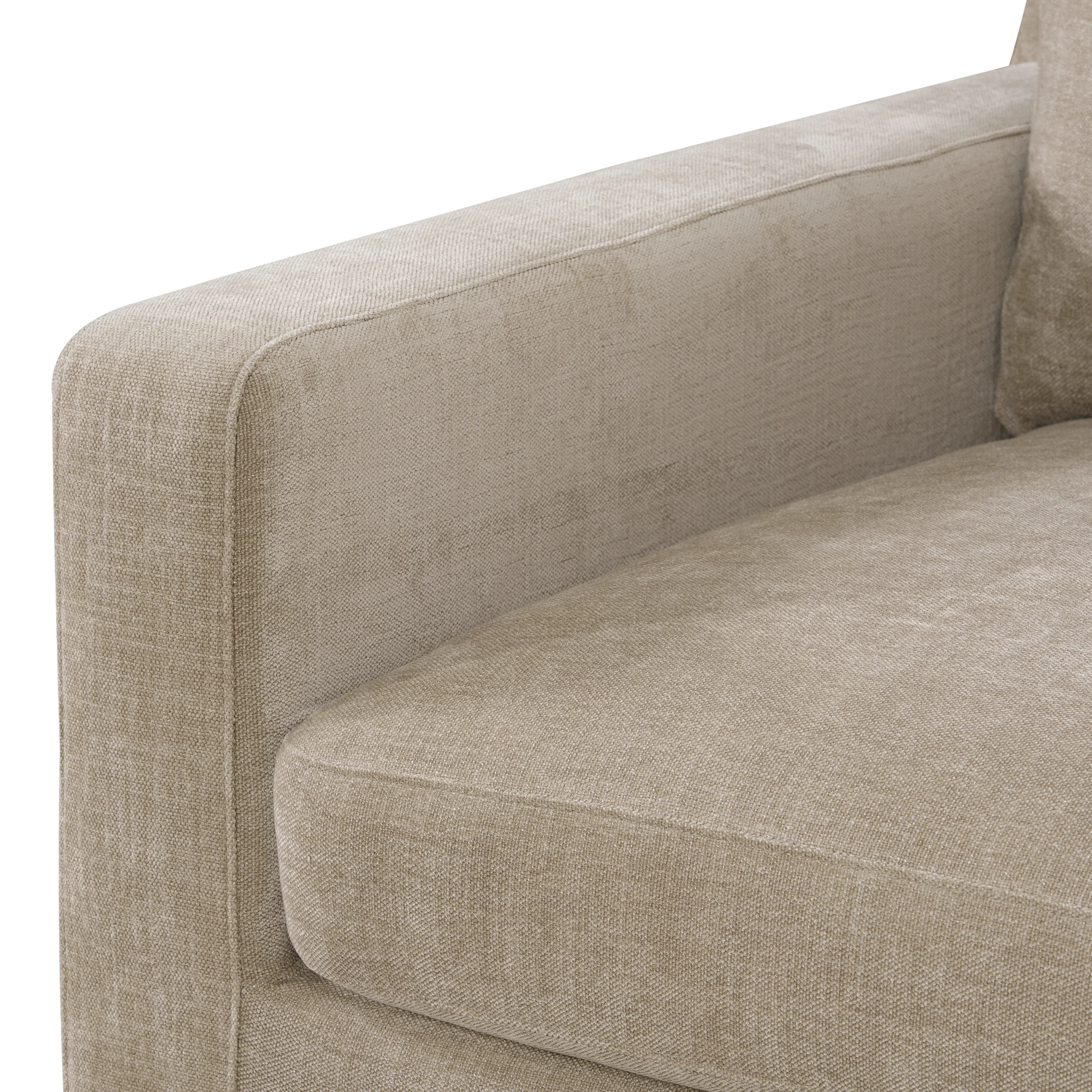 Zyon 116" Corner Sectional | Canvas Brown - Image 10