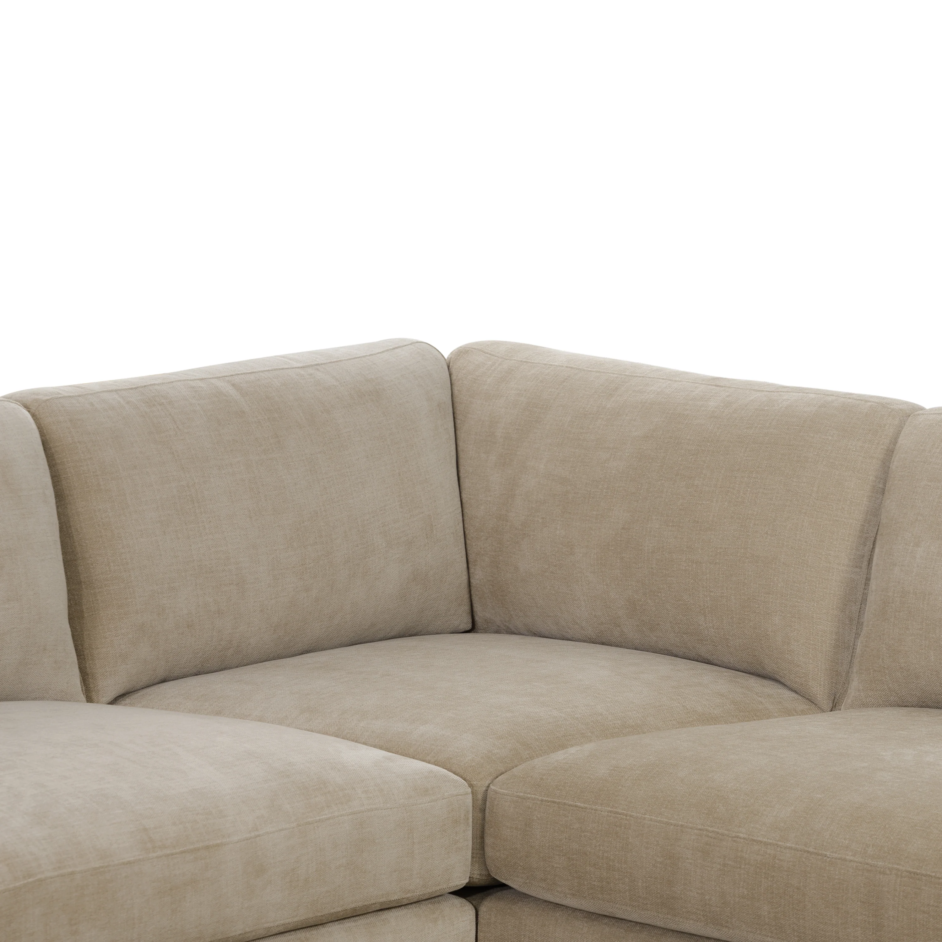 Zyon 116" Corner Sectional | Canvas Brown - Image 11