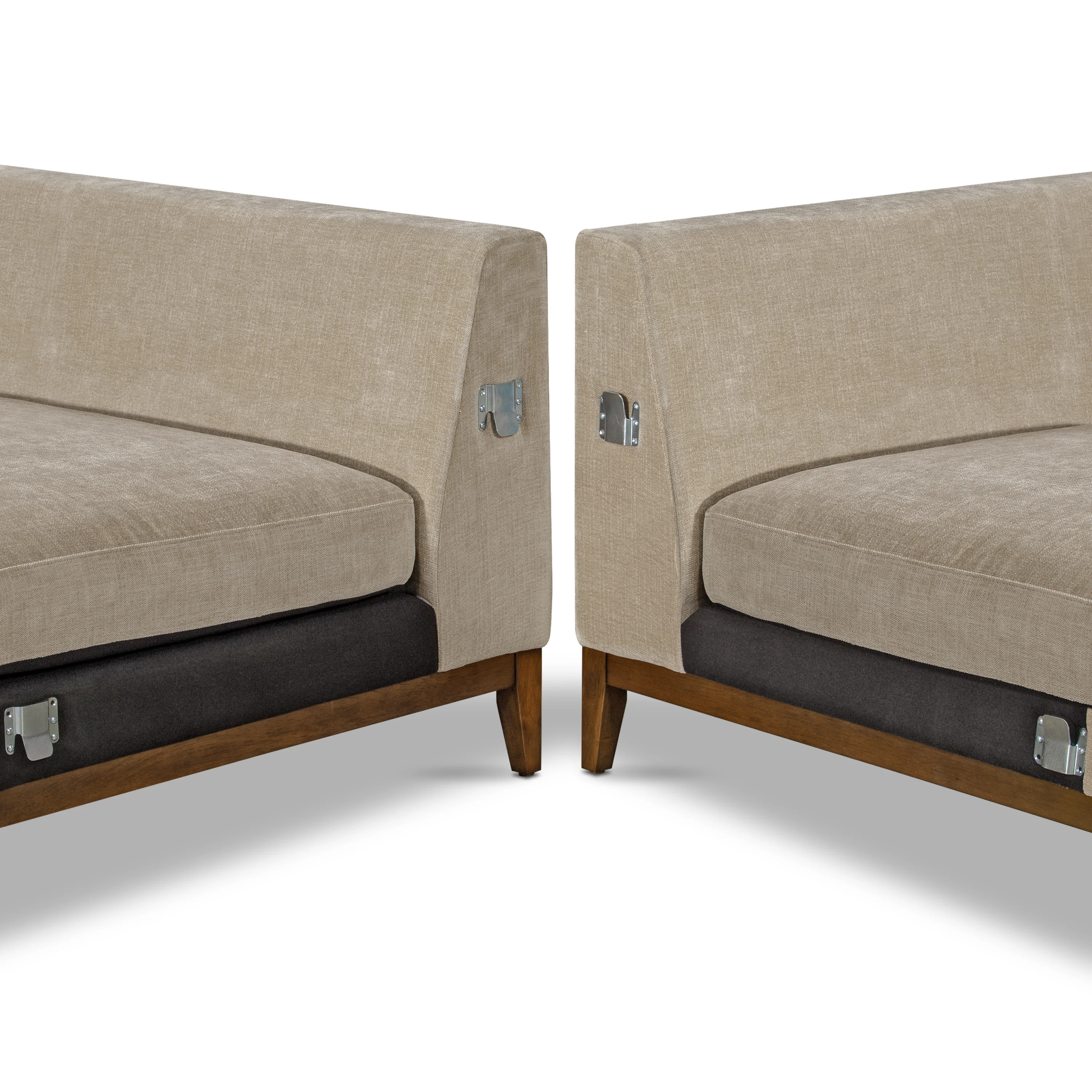 Zyon 116" Corner Sectional | Canvas Brown - Image 15
