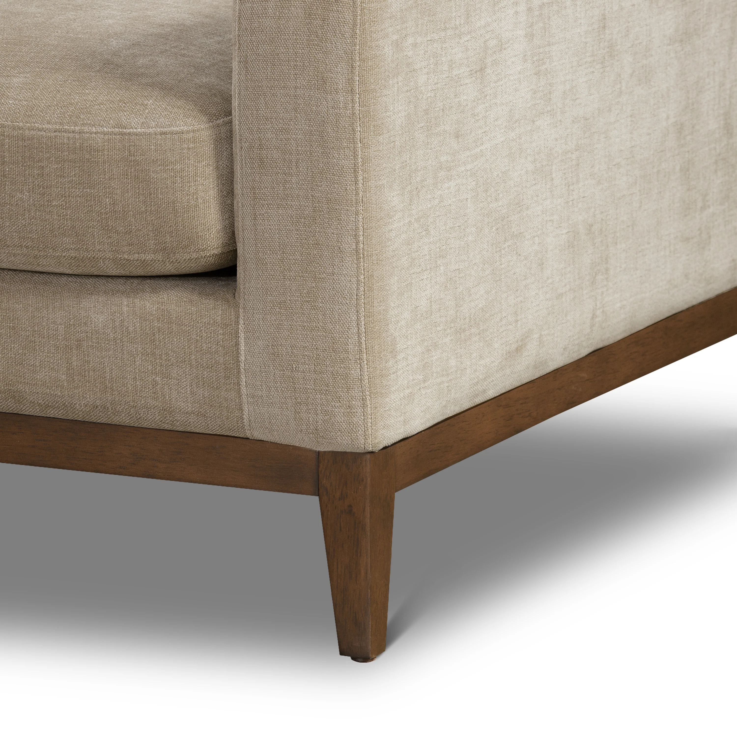 Zyon 116" Corner Sectional | Canvas Brown - Image 16