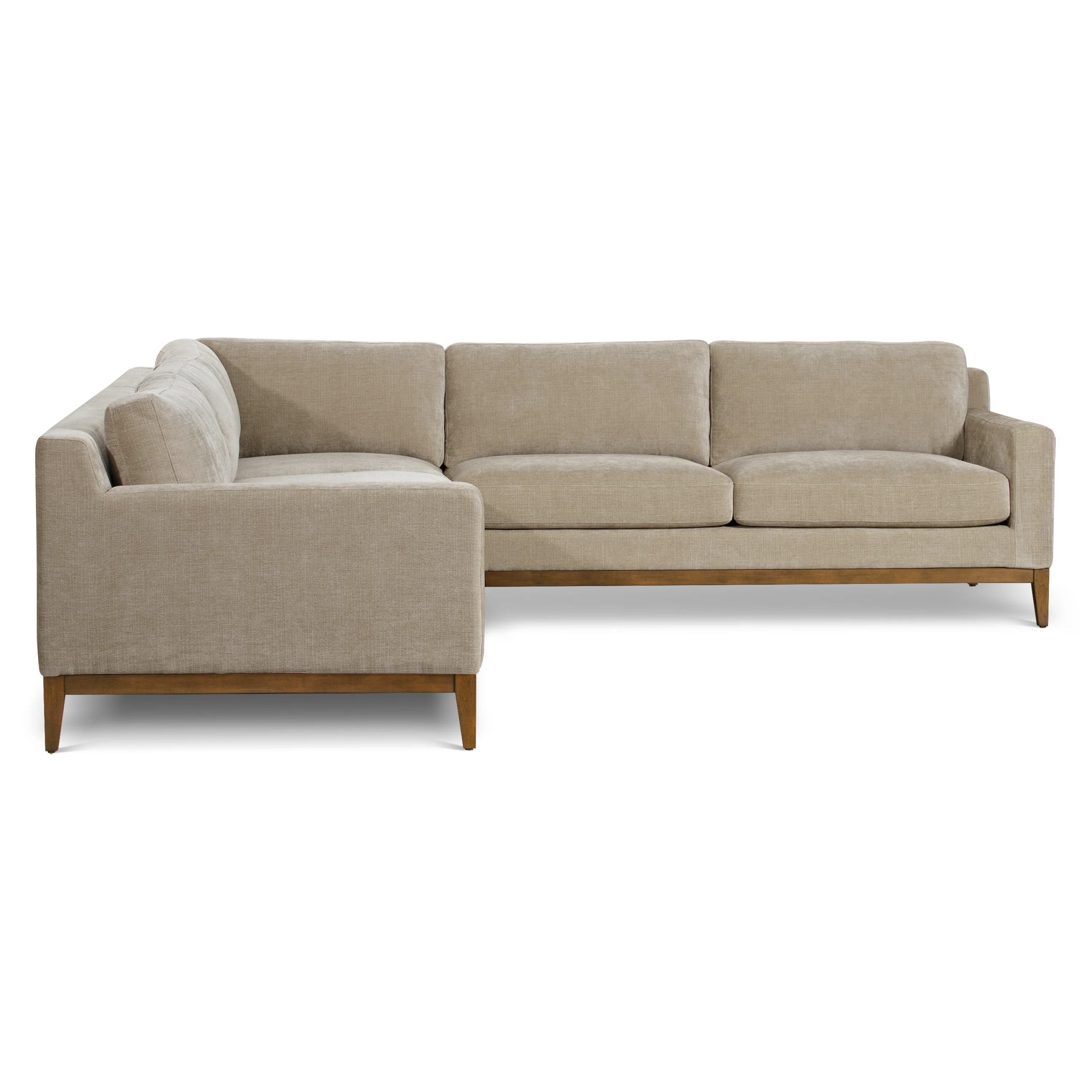 Zyon 116" Corner Sectional | Canvas Brown - Image 5