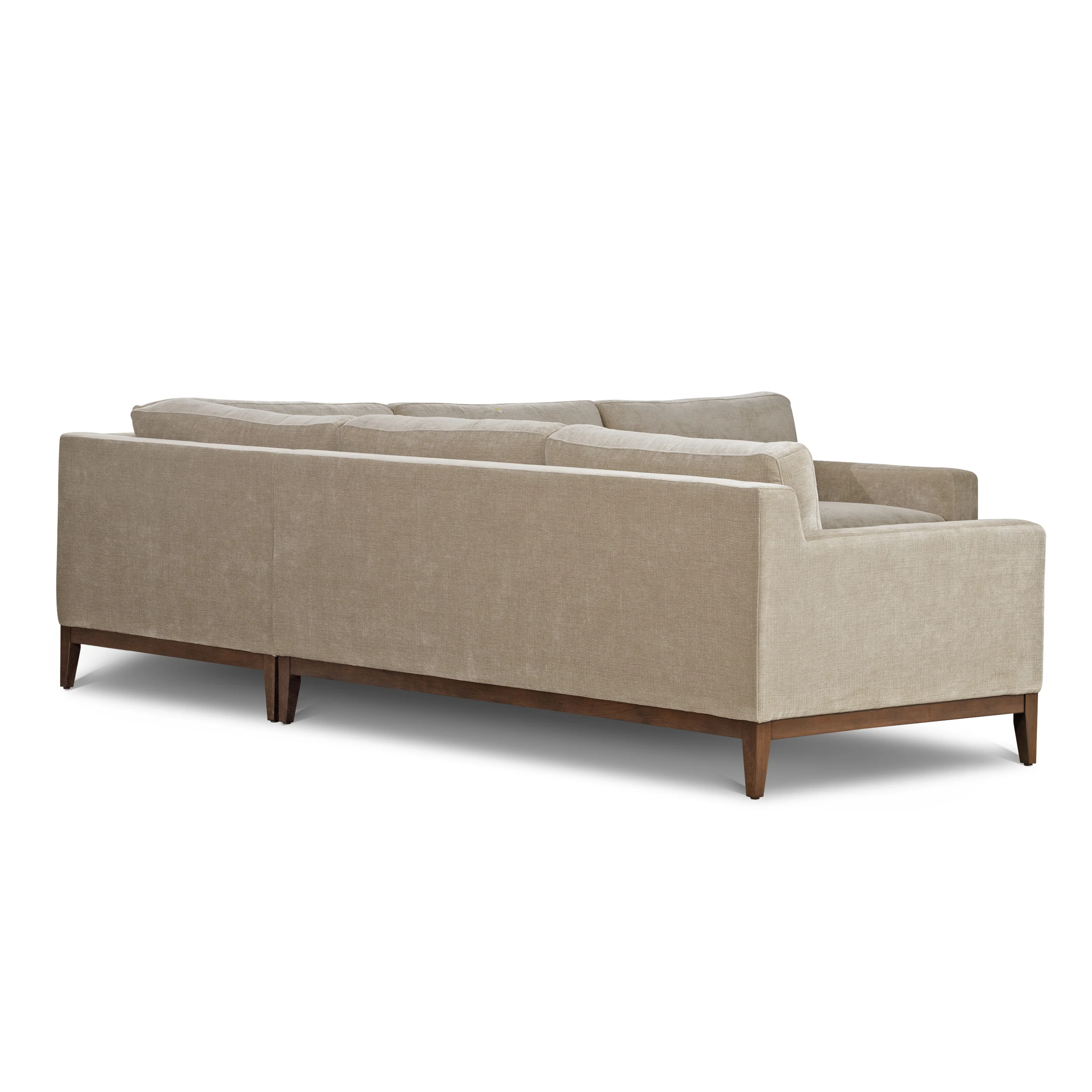 Zyon 116" Corner Sectional | Canvas Brown - Image 6